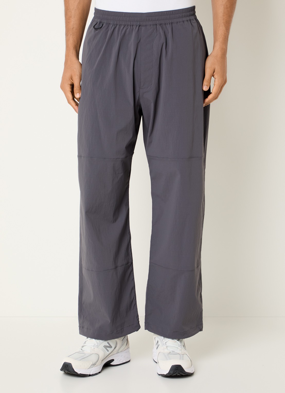 Snow Peak Wide fit broek met steekzakken - detail 4 antraciet