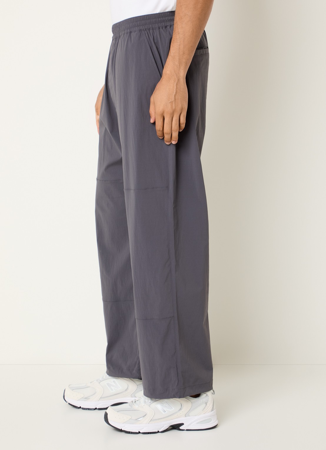 Snow Peak Wide fit broek met steekzakken - detail 5 antraciet