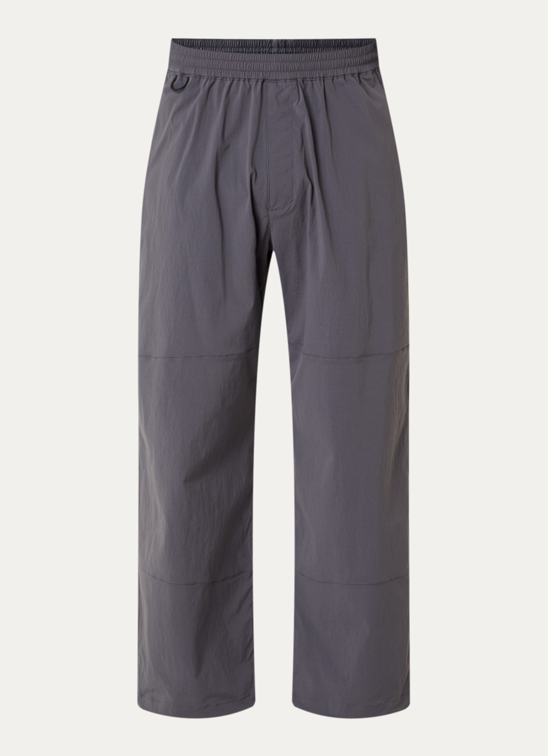 Snow Peak Wide fit broek met steekzakken - voorkant antraciet