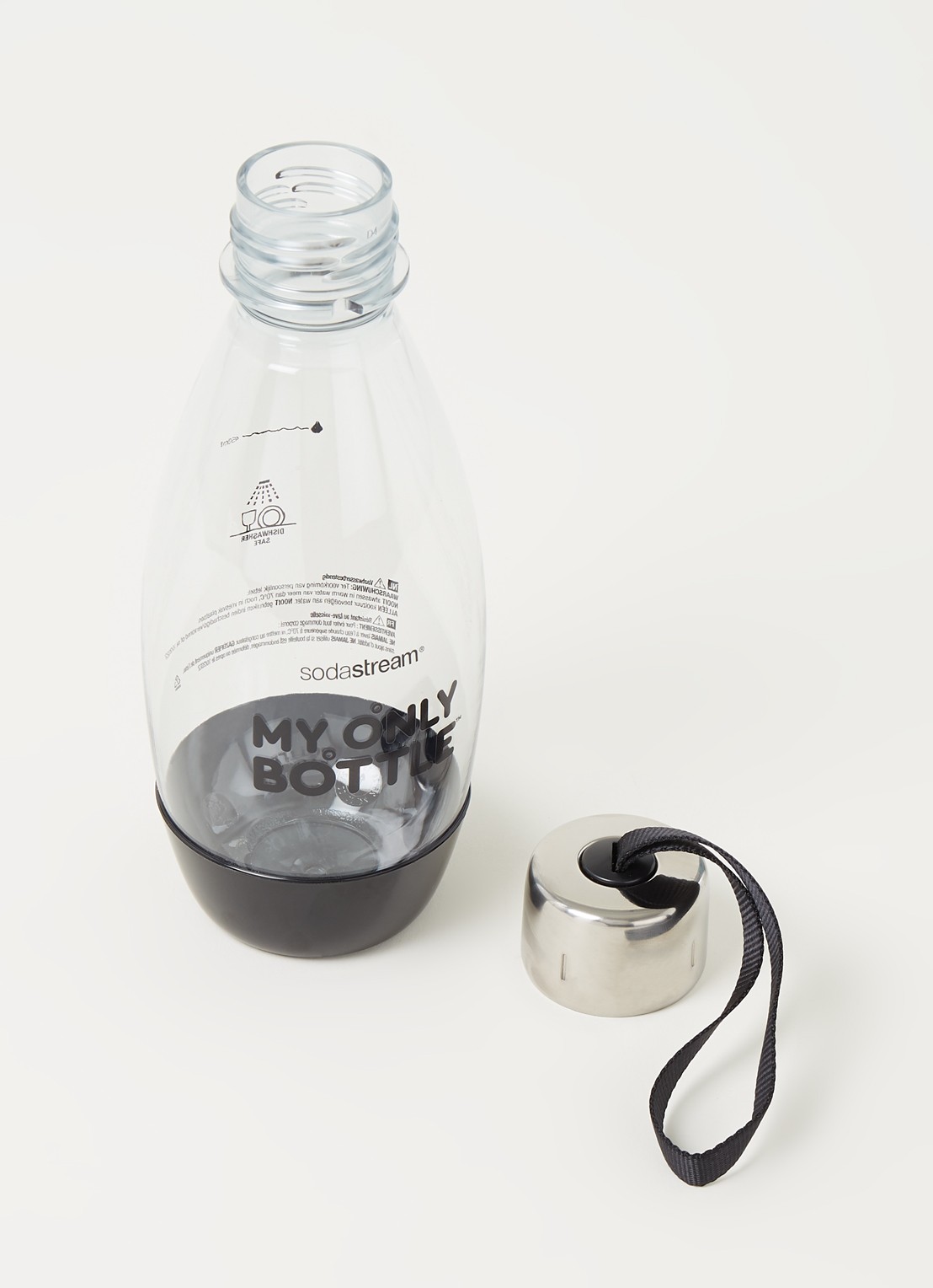 SodaStream My Only Bottle vulfles voor bruiswater 623 ml  - detail zwart