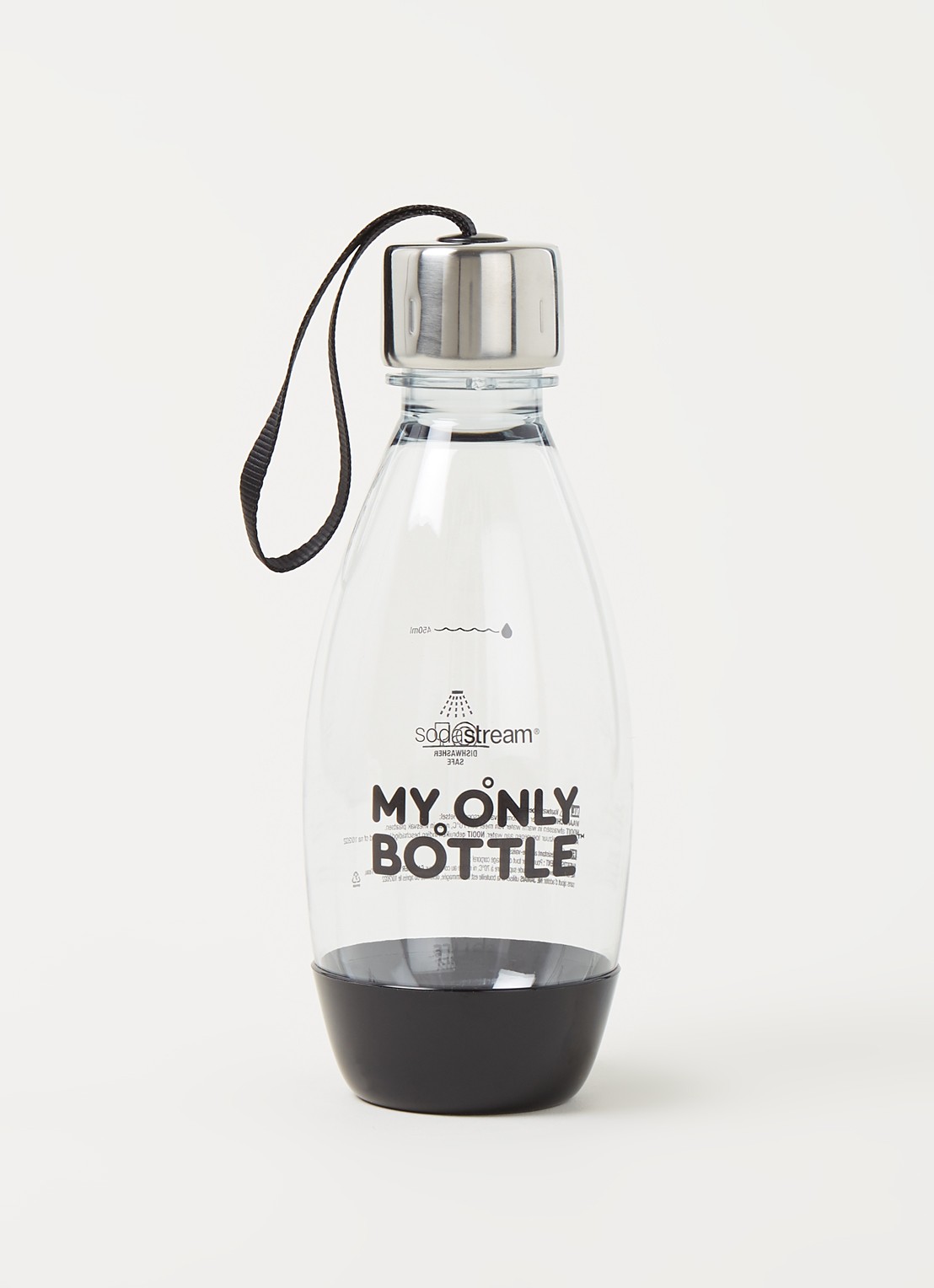 SodaStream My Only Bottle vulfles voor bruiswater 623 ml  - voorkant 3 zwart