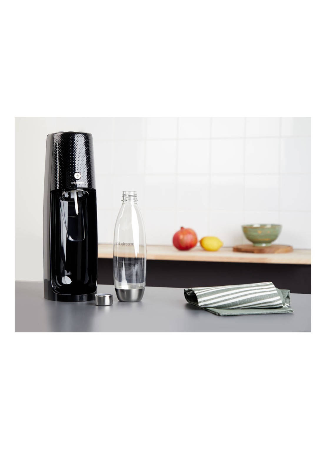 SodaStream Spirit bruiswatermaker megapack met 3 flessen en een Co2-cilinder - detail 3 zwart