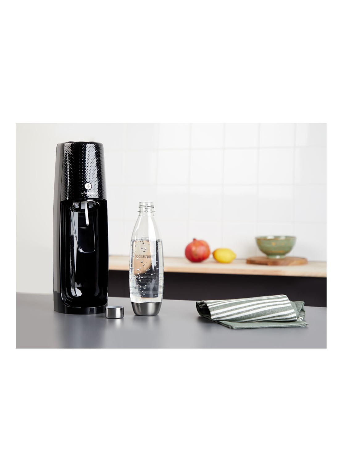 SodaStream Spirit bruiswatermaker megapack met 3 flessen en een Co2-cilinder - detail 4 zwart