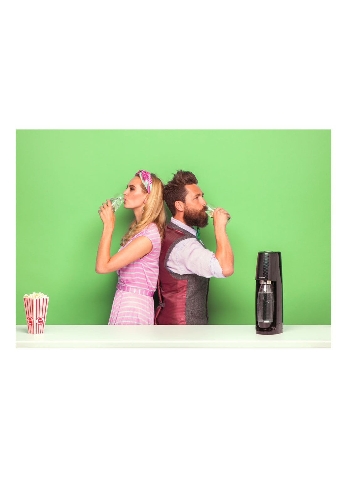 SodaStream Spirit bruiswatermaker megapack met 3 flessen en een Co2-cilinder - detail 6 zwart