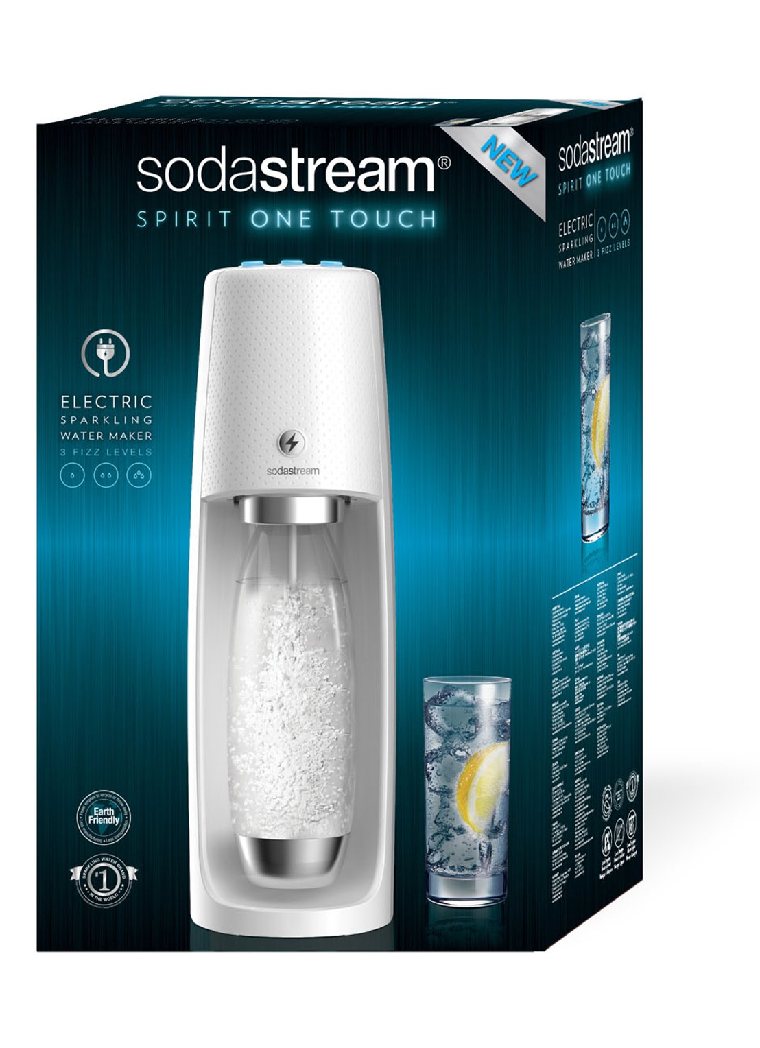 SodaStream Spirit One Touch bruiswatermaker - detail 3 wit
