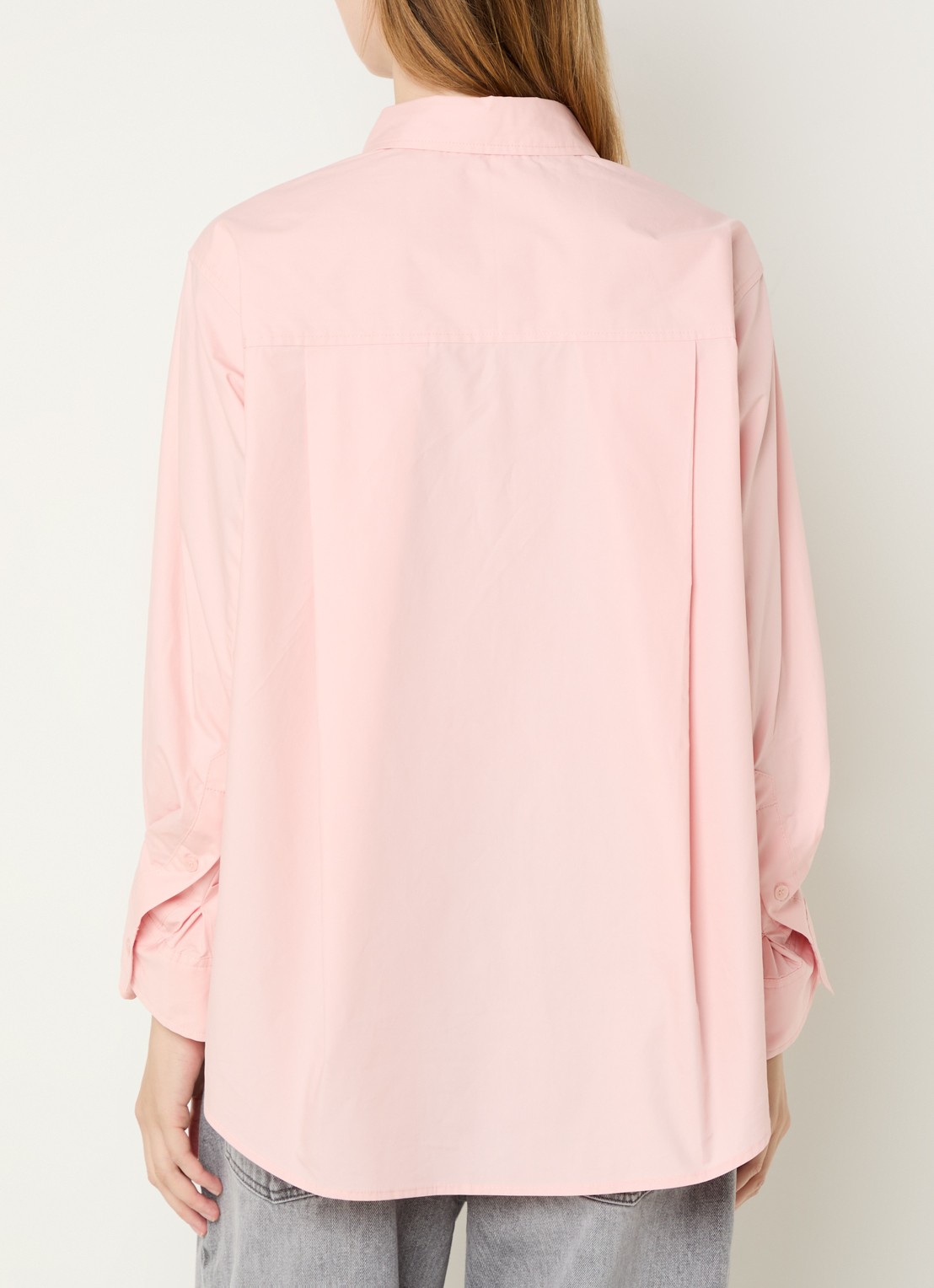 Sofie Schnoor Abby blouse met borstzak - achterkant lichtroze