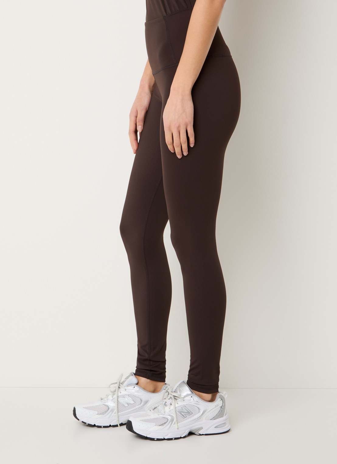 Sofie Schnoor Adelaspo high waist trainingslegging met stretch - detail 5 donkerbruin