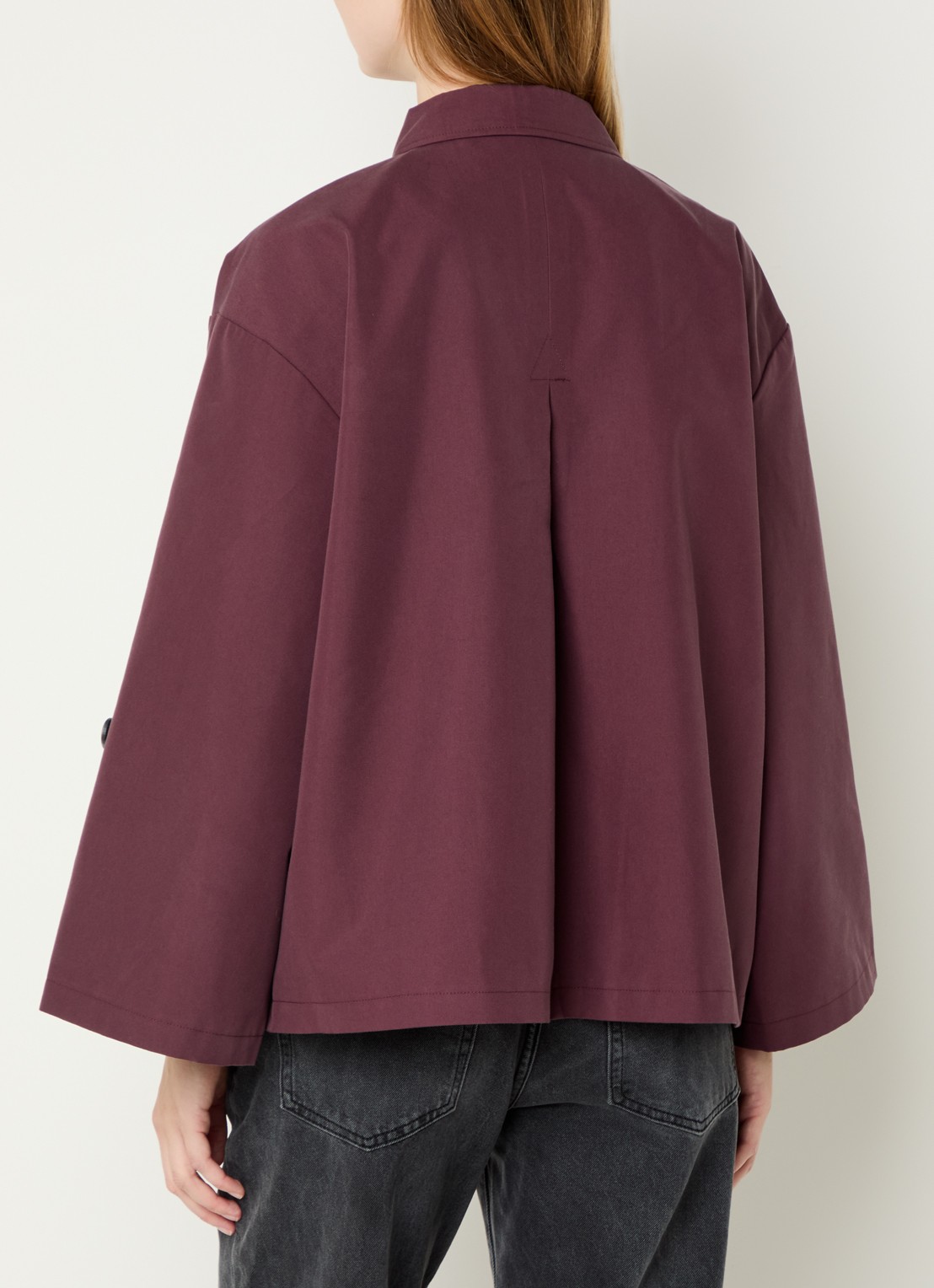 Sofie Schnoor Agatha jack met klepzak - achterkant bordeauxrood