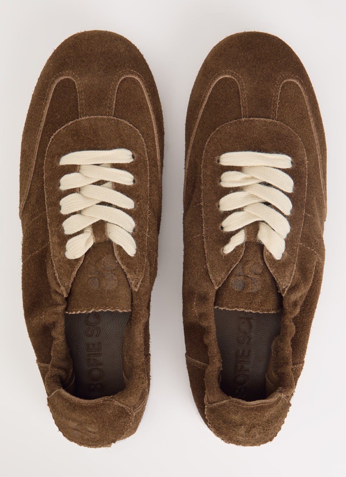 Sofie Schnoor Avysw sneakerina van suède - detail 3 lichtbruin