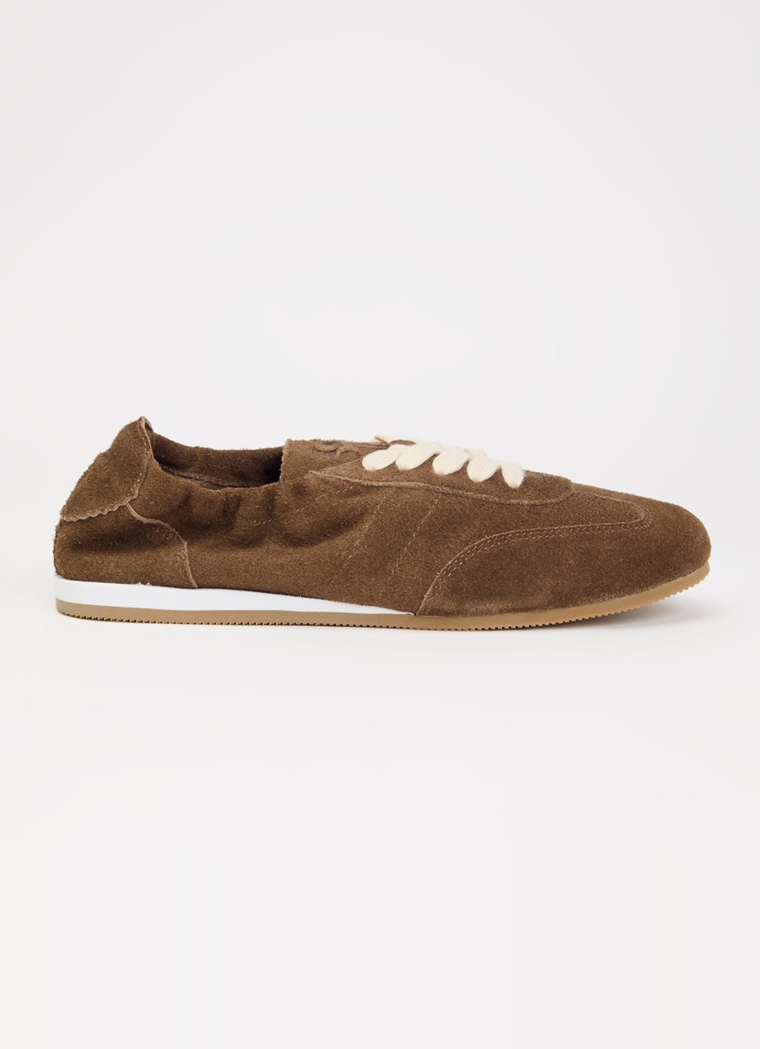 Sofie Schnoor Avysw sneakerina van suède - voorkant 5 lichtbruin