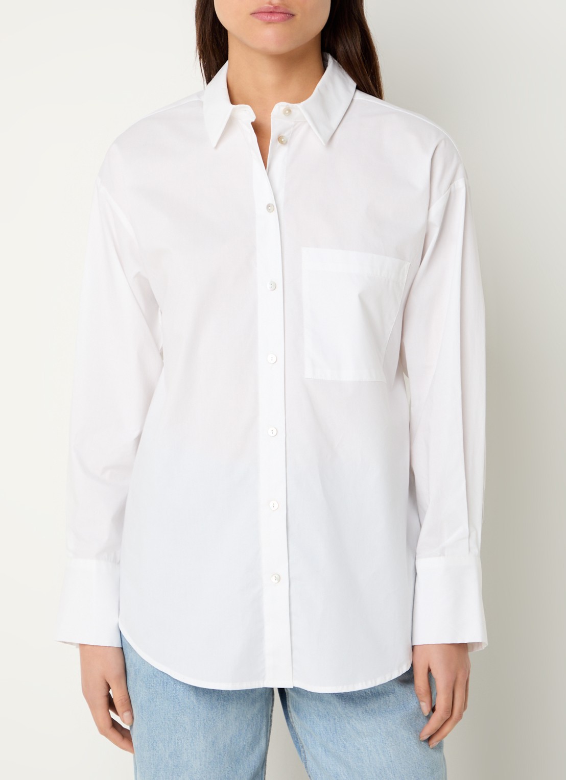 Sofie Schnoor Blouse met borstzak - detail 4 wit