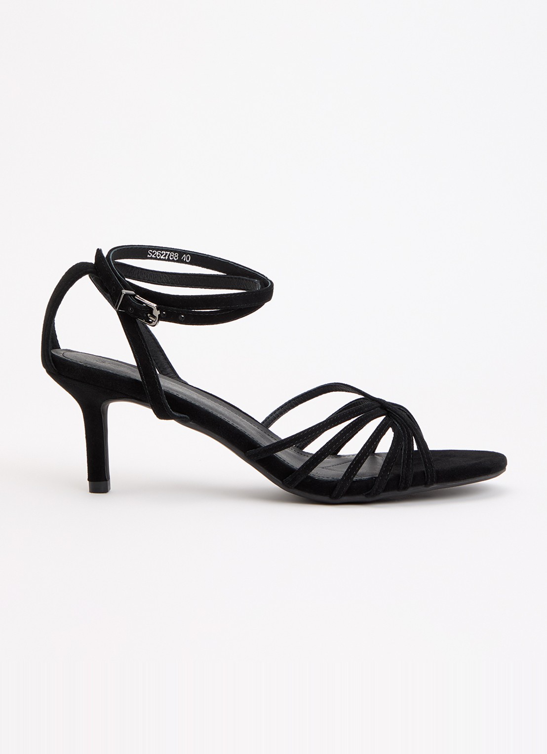 Sofie Schnoor Cecesw sandalette van suède  - voorkant 5 zwart