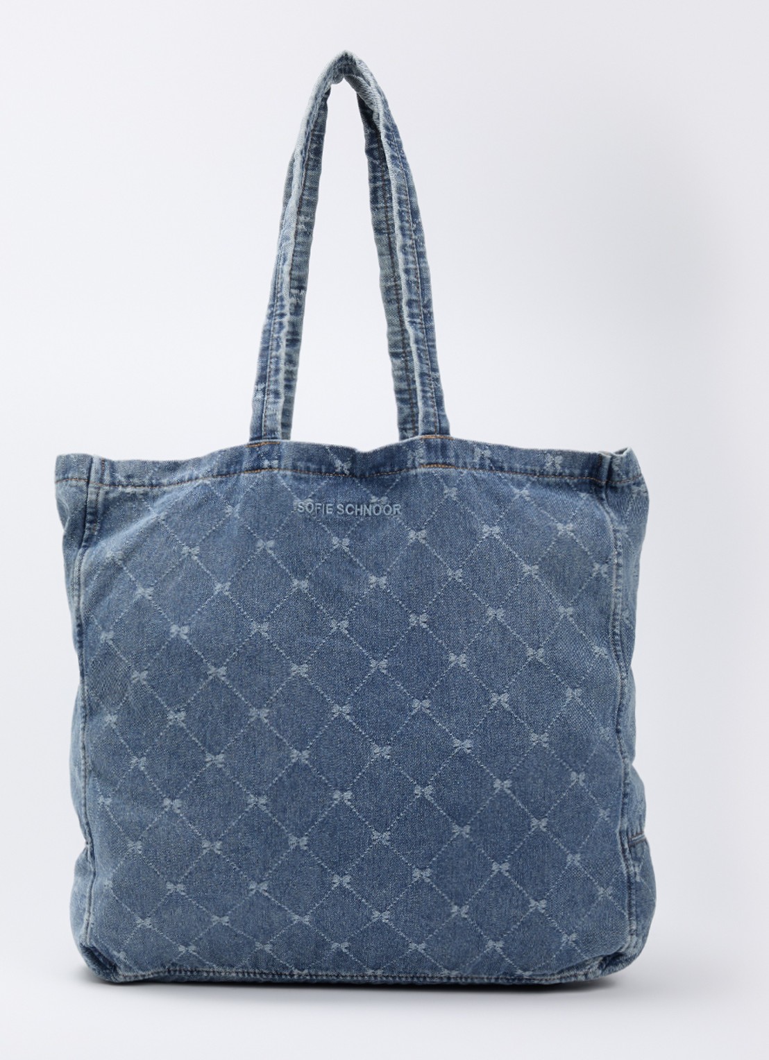 Sofie Schnoor Elin shopper van denim  - voorkant indigo