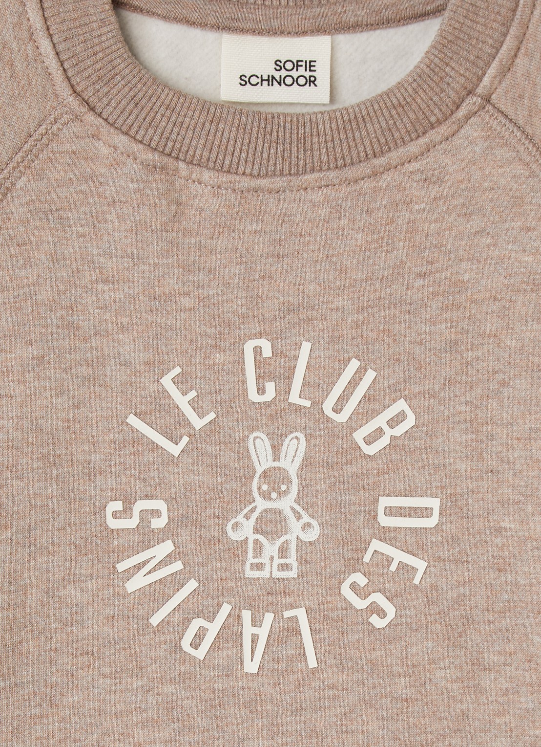 Sofie Schnoor Elis sweater met print - detail beige