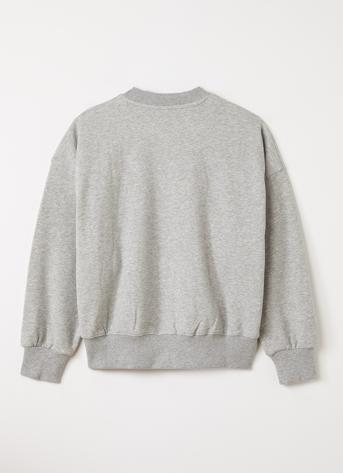 Sofie Schnoor Elisy sweater met borduring - voorkant 2 grijsmele