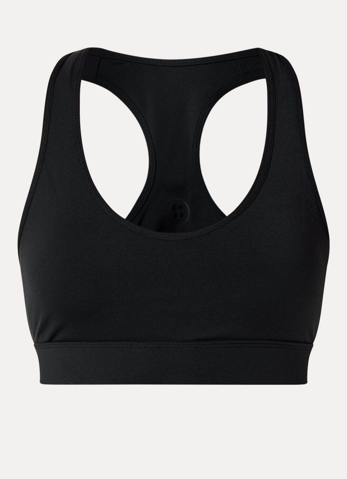 Sofie Schnoor Emalyspo sport bh met medium support - voorkant 2 zwart