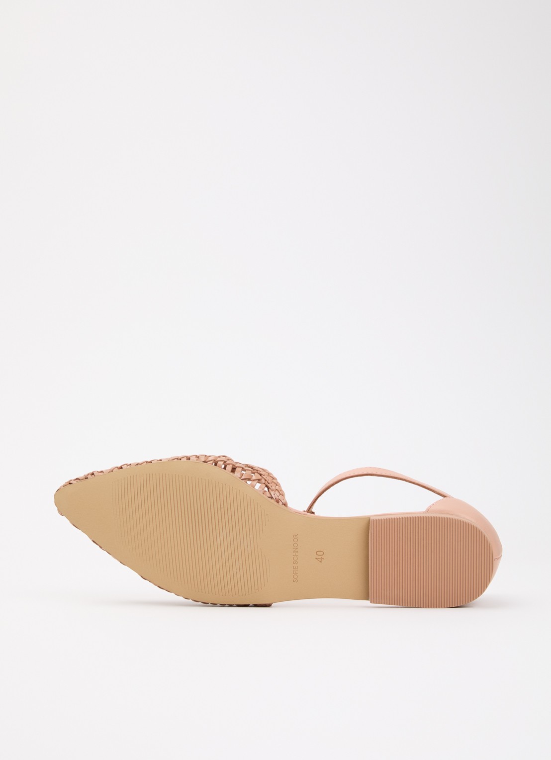 Sofie Schnoor Freysw sandaal van leer met gevlochten details - detail 4 beige