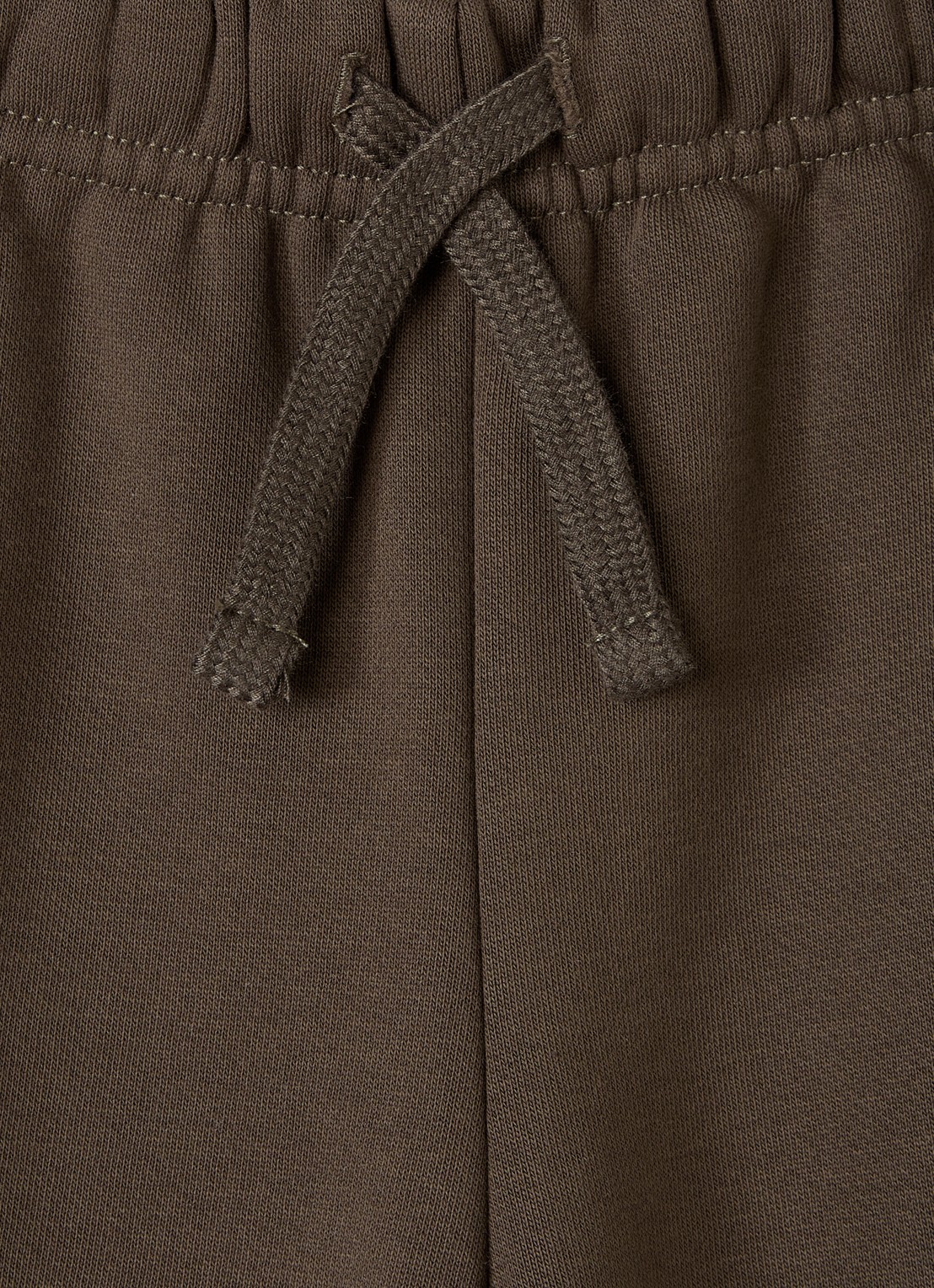 Sofie Schnoor Gabisy straight fit joggingbroek met trekkoord - detail donkerbruin