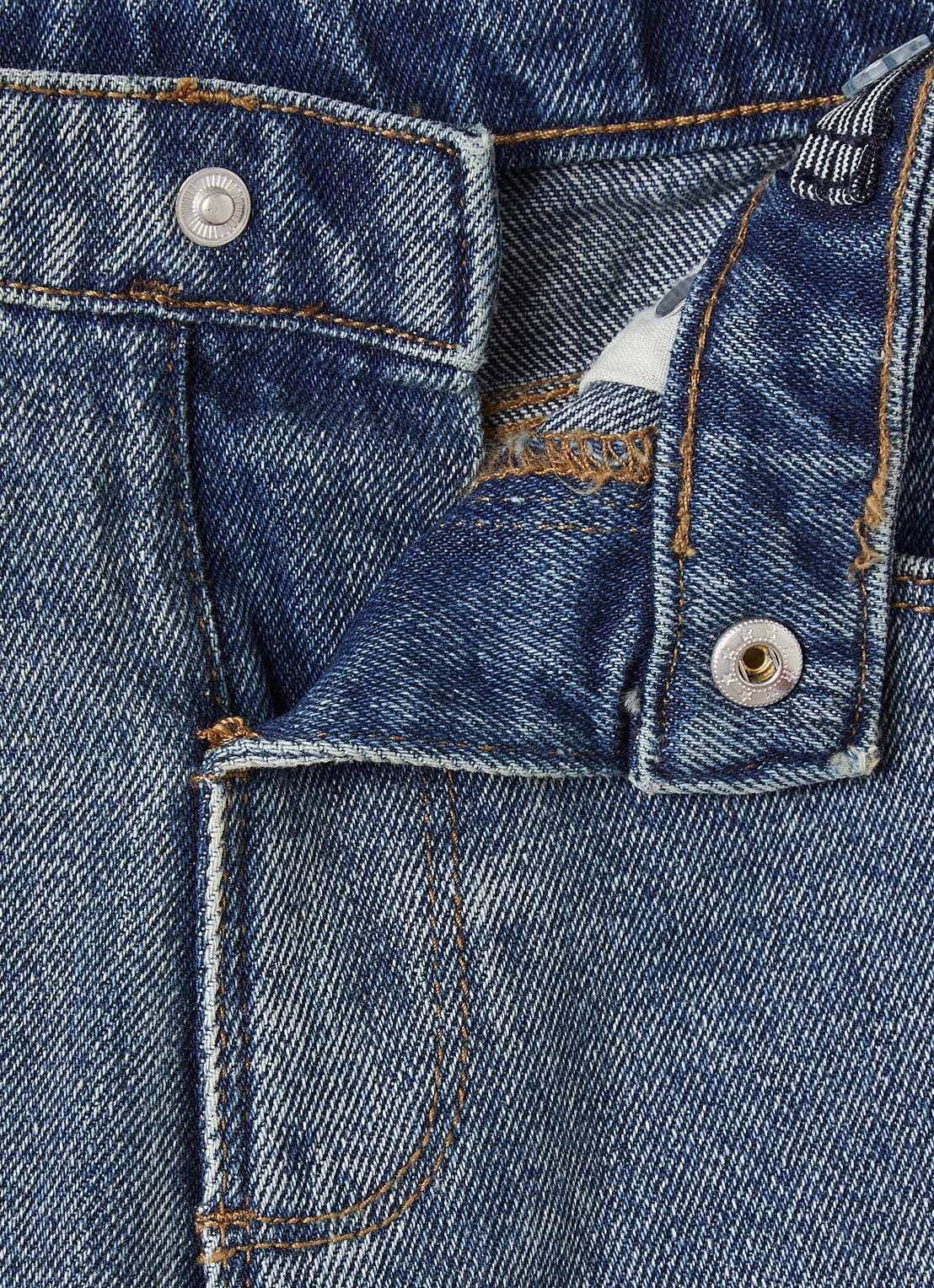 Sofie Schnoor Havana balloon jeans met donkere wassing - detail 3 indigo