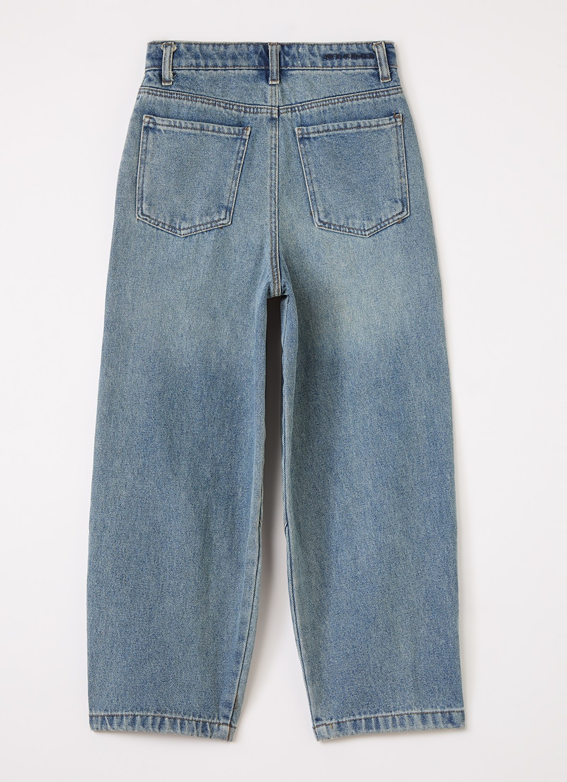 Sofie Schnoor Havana tapered jeans met panterprint - voorkant 2 donkerblauw