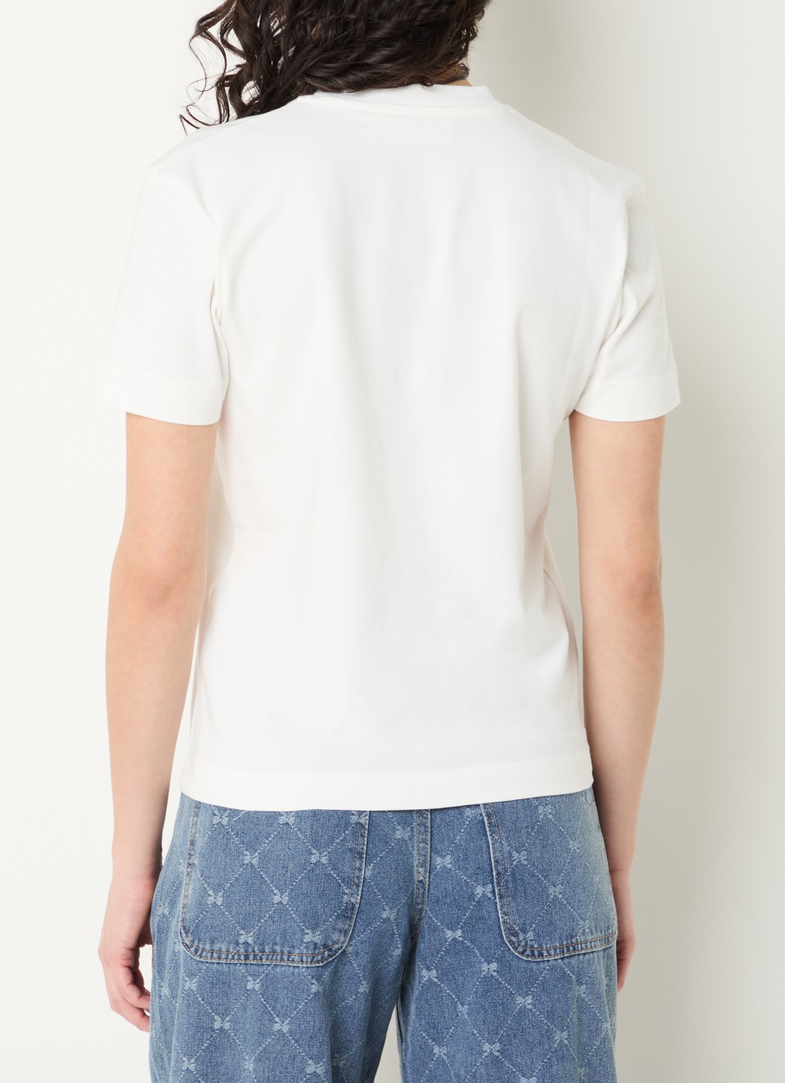 Sofie Schnoor Indy T-shirt met logo - achterkant 4 wit