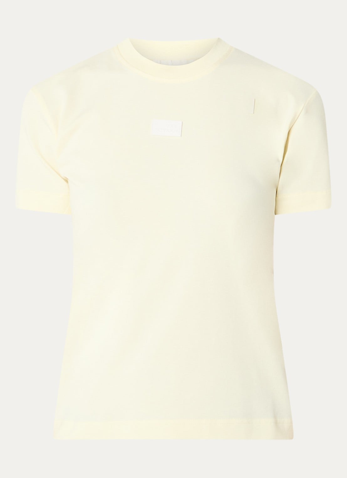 Sofie Schnoor Indy T-shirt met logo - voorkant 3 lichtgeel