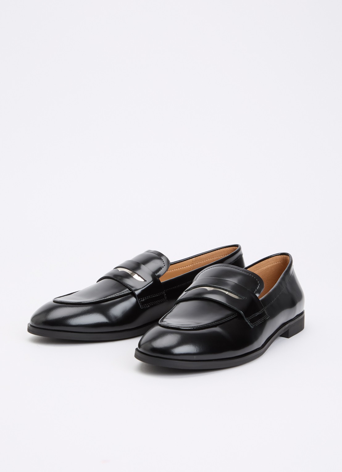 Sofie Schnoor Isasw loafer van leer  - detail zwart