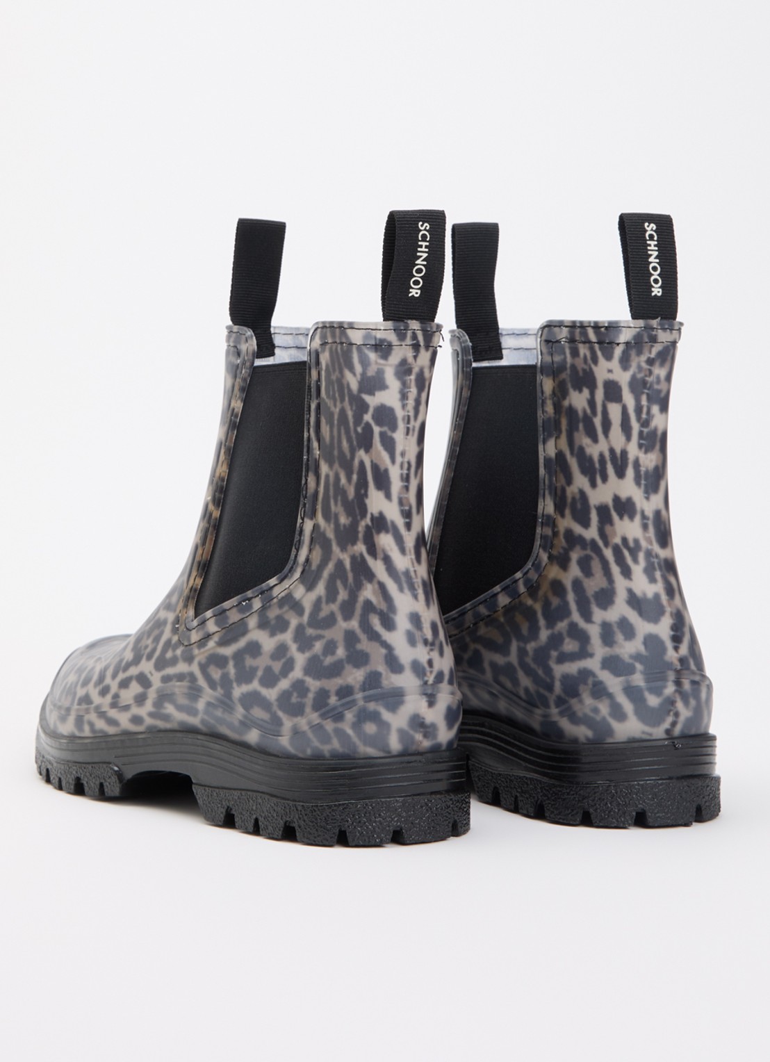 Sofie Schnoor Jodiesw chelsea boot met logo - achterkant antraciet