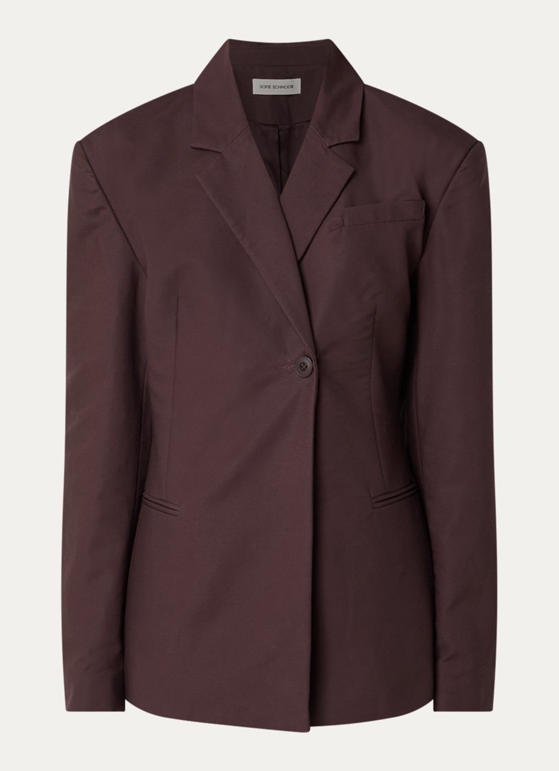 Sofie Schnoor Juvasw double-breasted blazer - voorkant 2 bruin