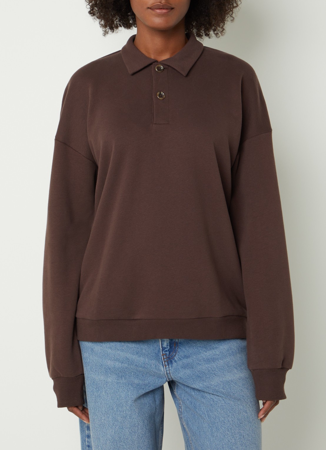 Sofie Schnoor Lume sweater met polokraag - detail 2 bruin