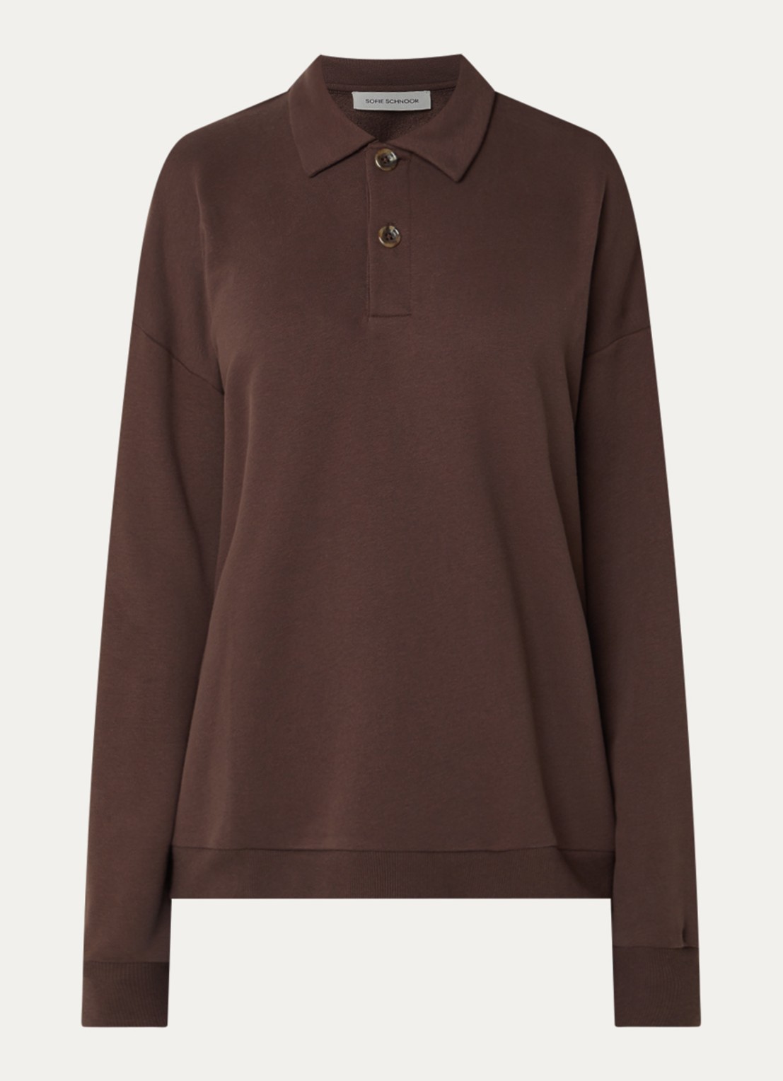 Sofie Schnoor Lume sweater met polokraag - voorkant 3 bruin