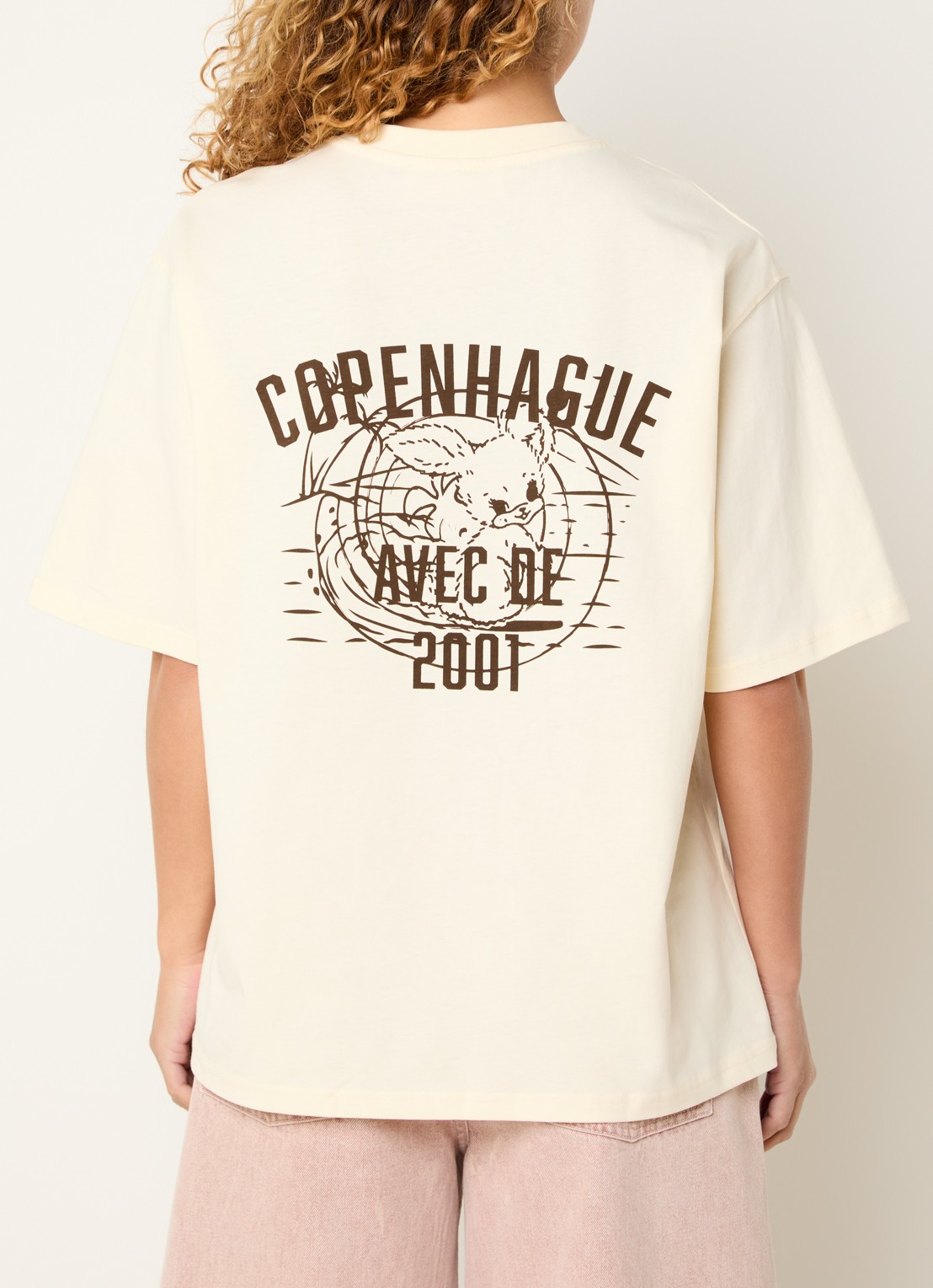 Sofie Schnoor Maesw T-shirt met backprint - detail 4 ivoor