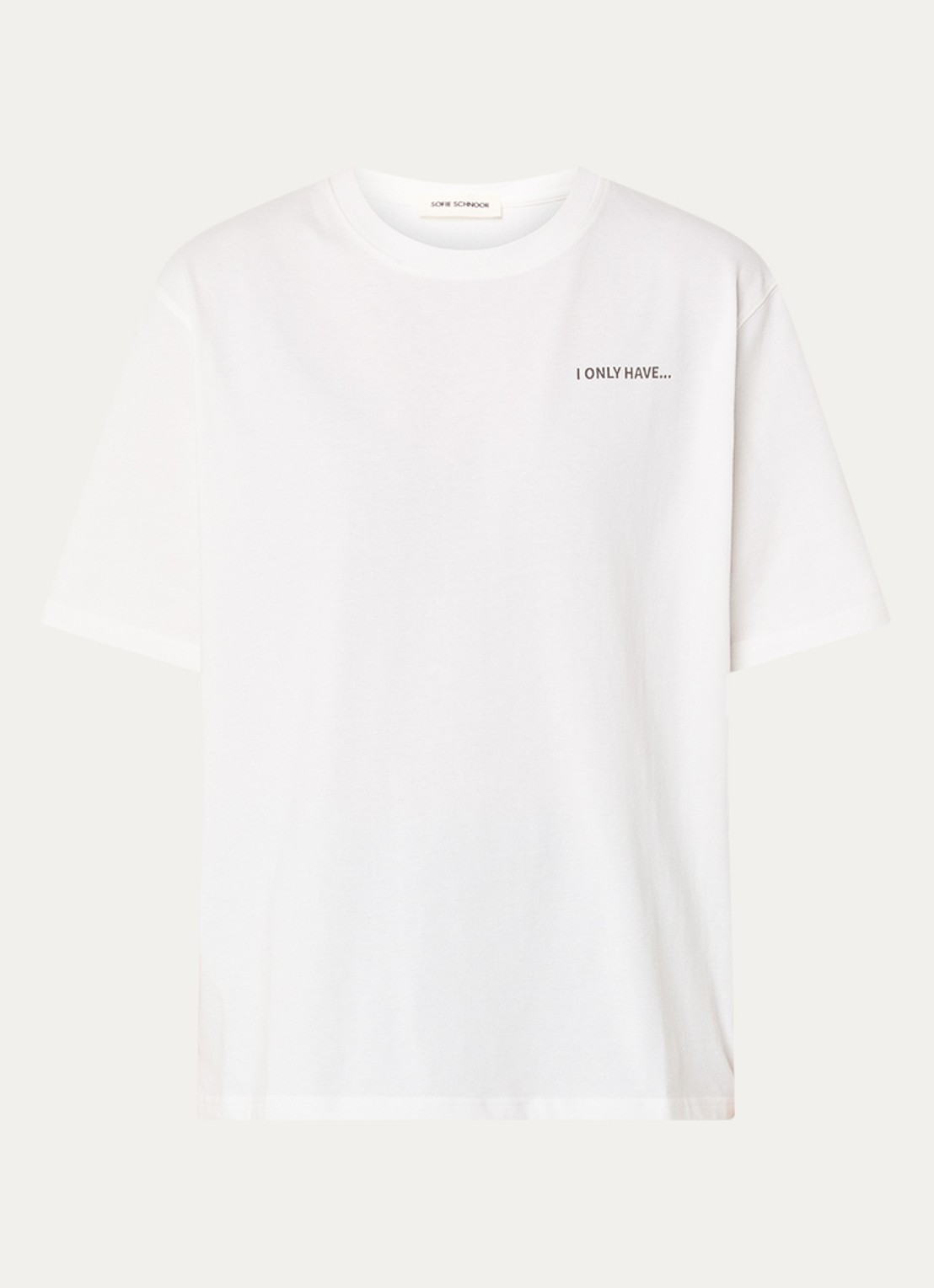 Sofie Schnoor Maesw T-shirt met print - voorkant wit