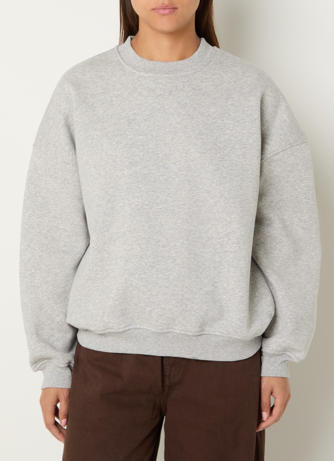 Sofie Schnoor Paross sweater met ronde hals - detail 4 grijs