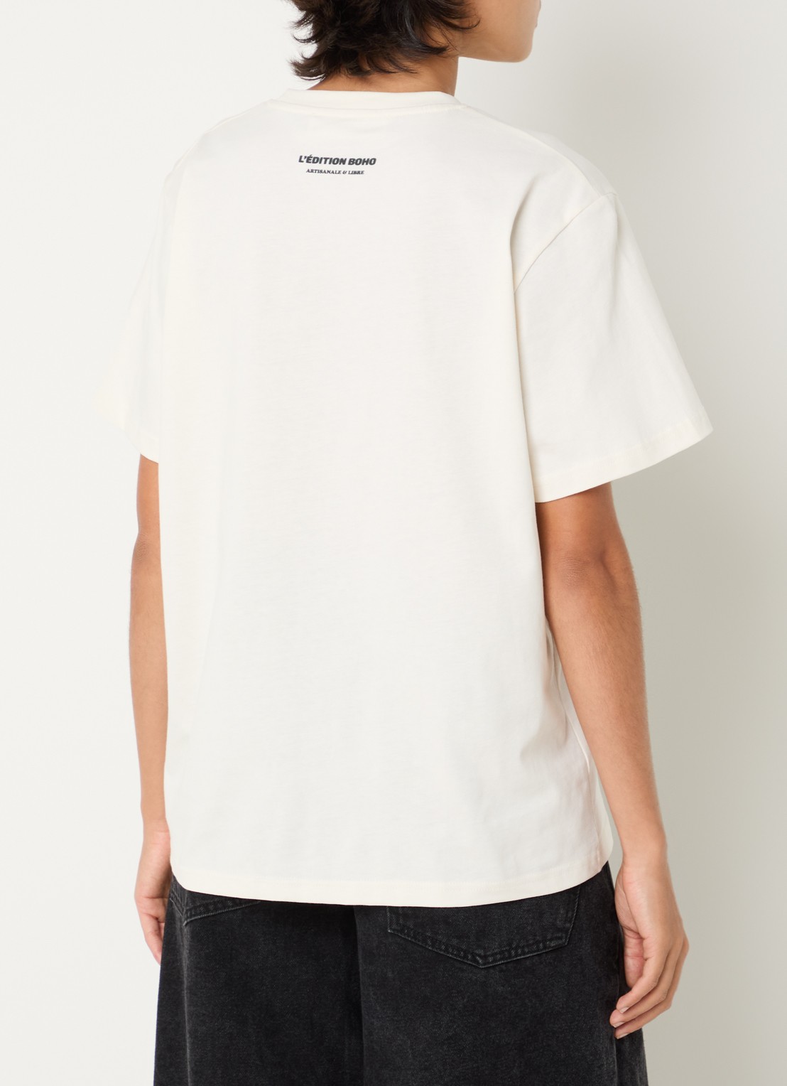 Sofie Schnoor Riversw T-shirt met print - achterkant 2 gebroken wit