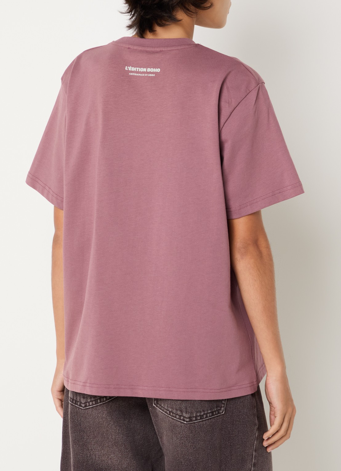 Sofie Schnoor Riversw T-shirt met print - achterkant 4 taupe
