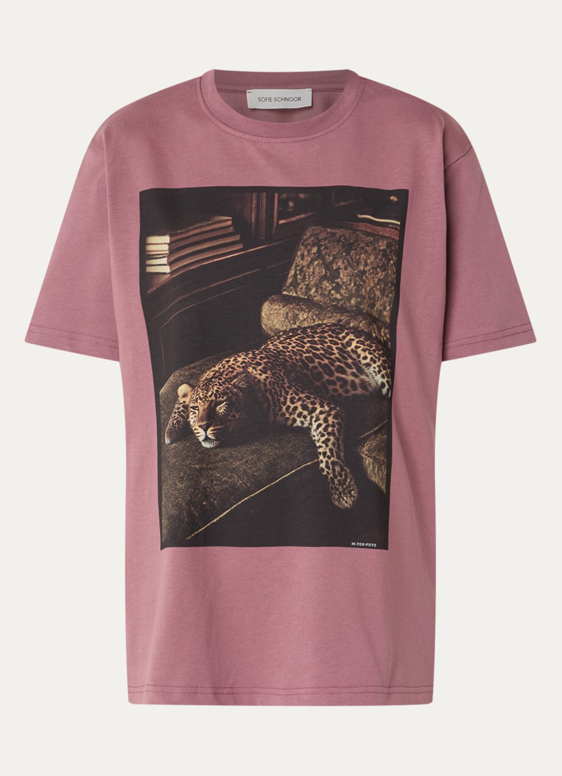 Sofie Schnoor Riversw T-shirt met print - voorkant taupe