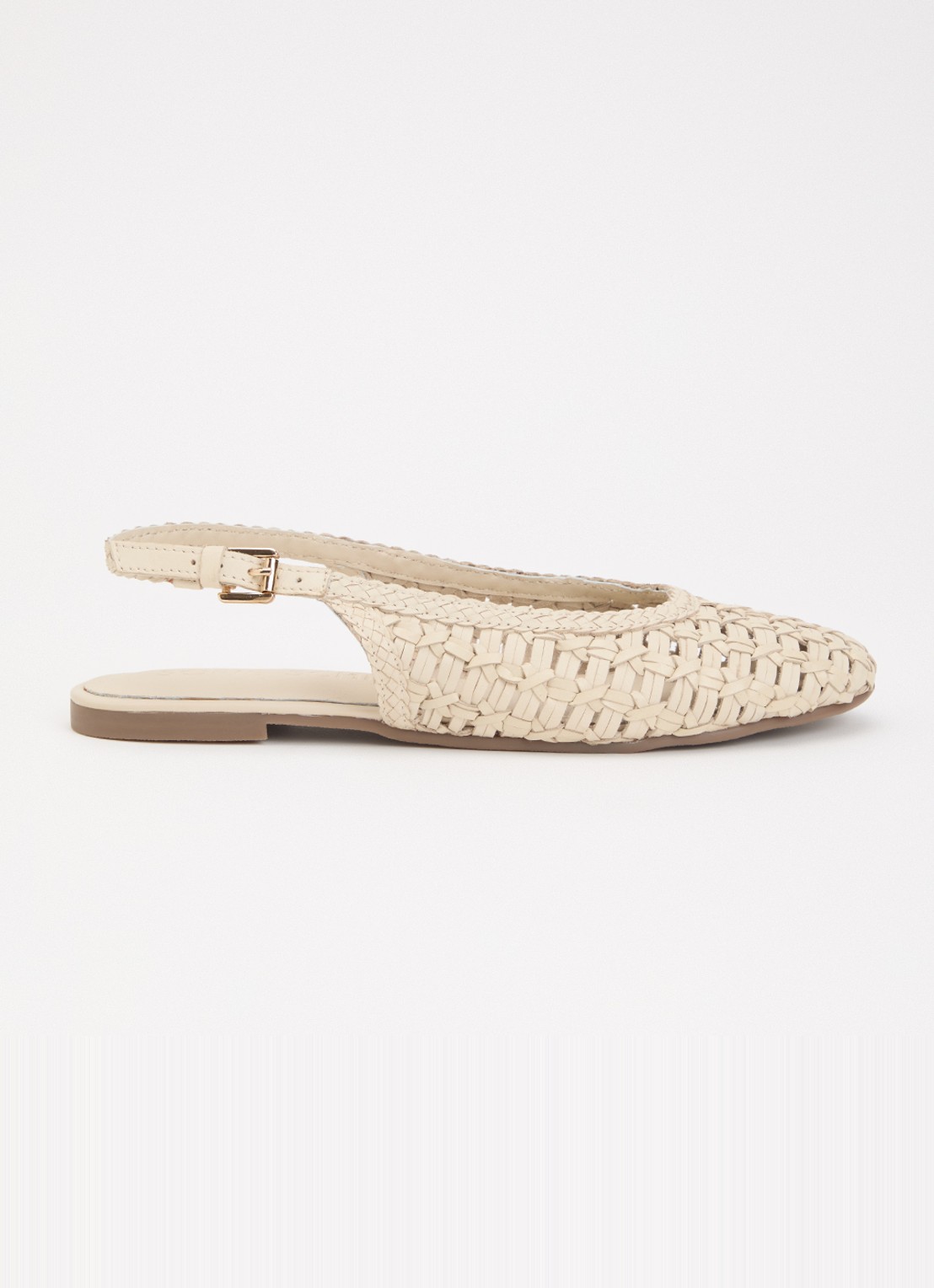 Sofie Schnoor Saisw slingback van leer - voorkant creme