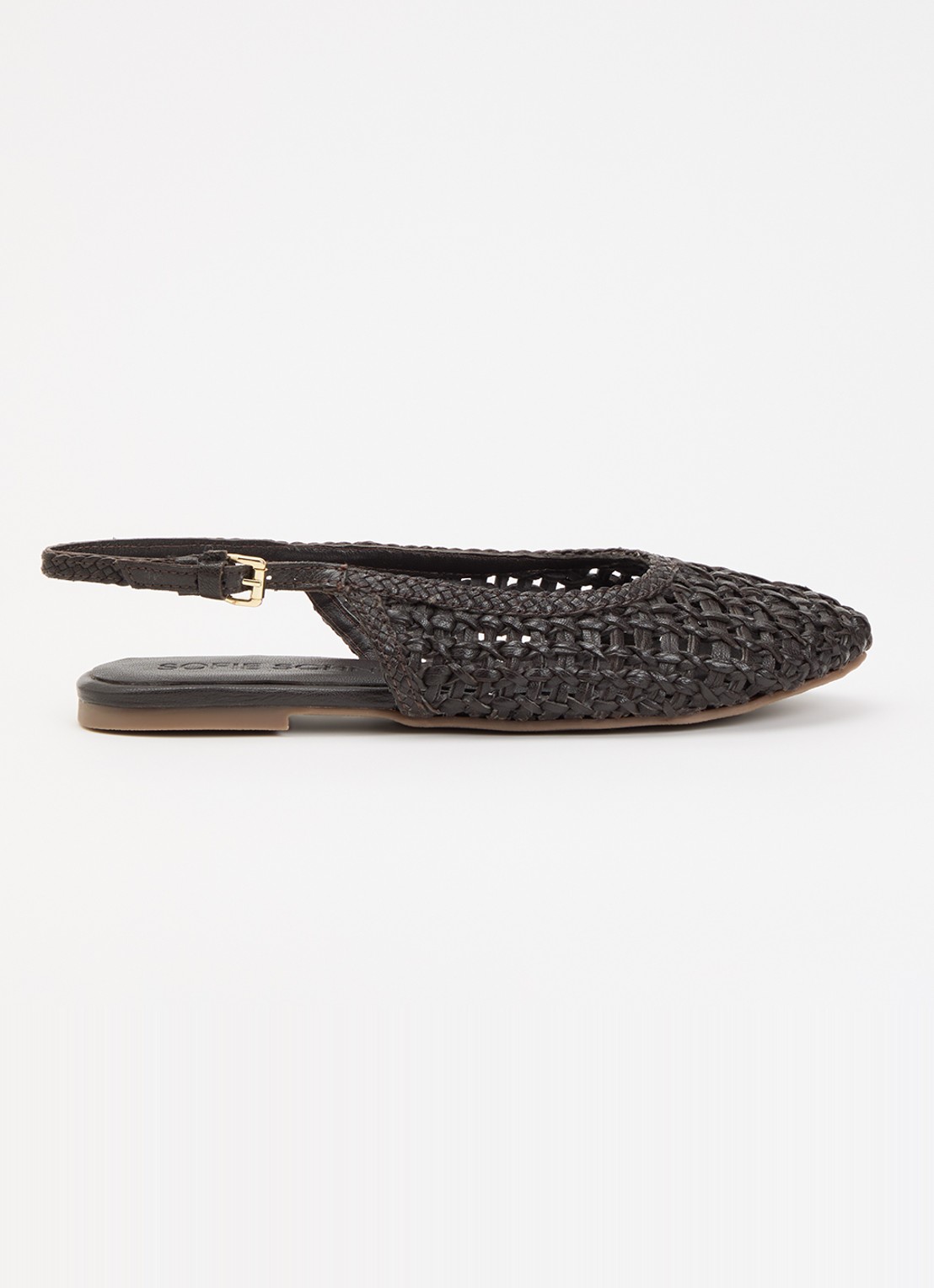 Sofie Schnoor Saisw slingback van leer - voorkant 5 donkerbruin