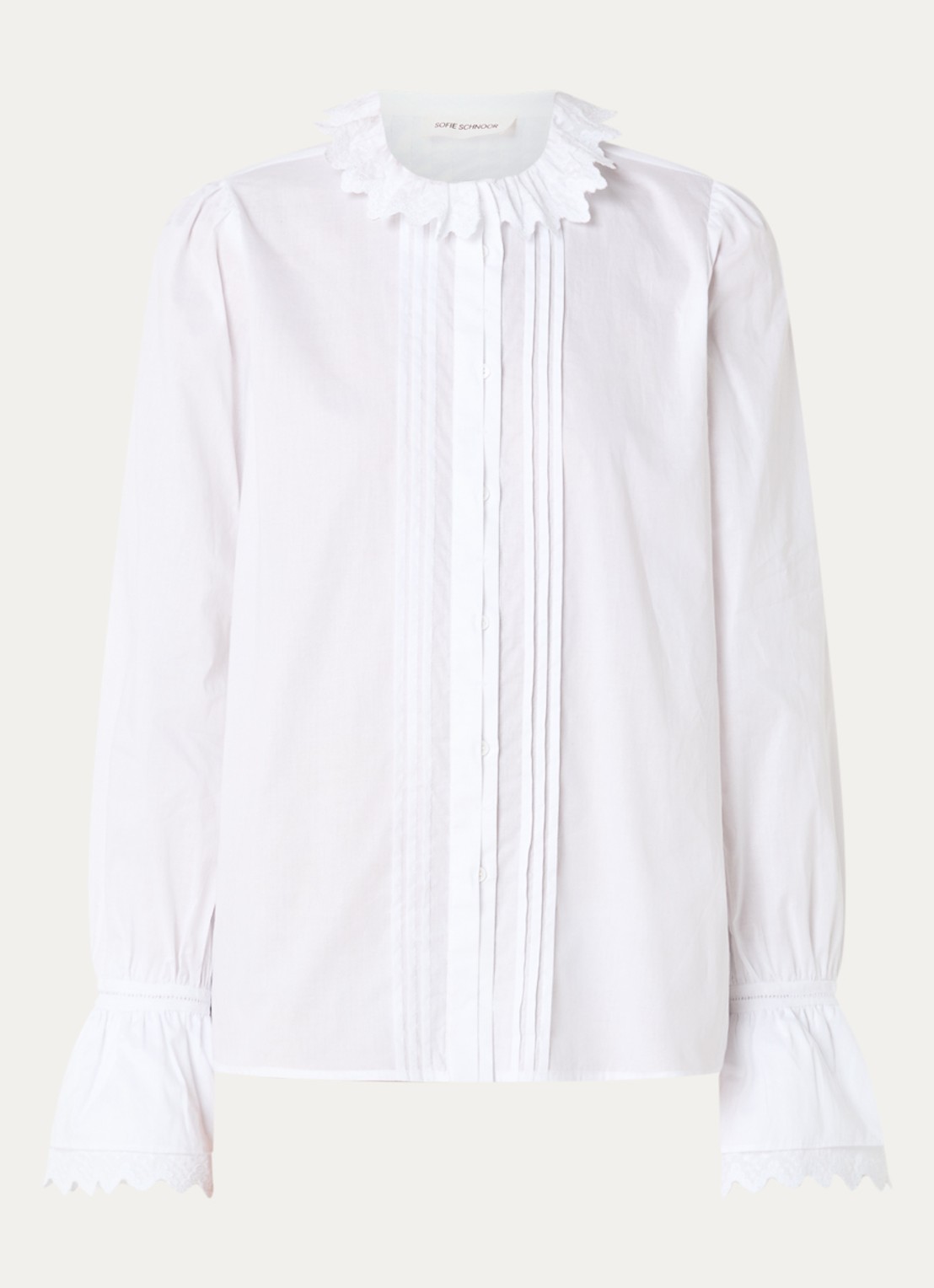 Sofie Schnoor Serena oversized blouse  - voorkant wit