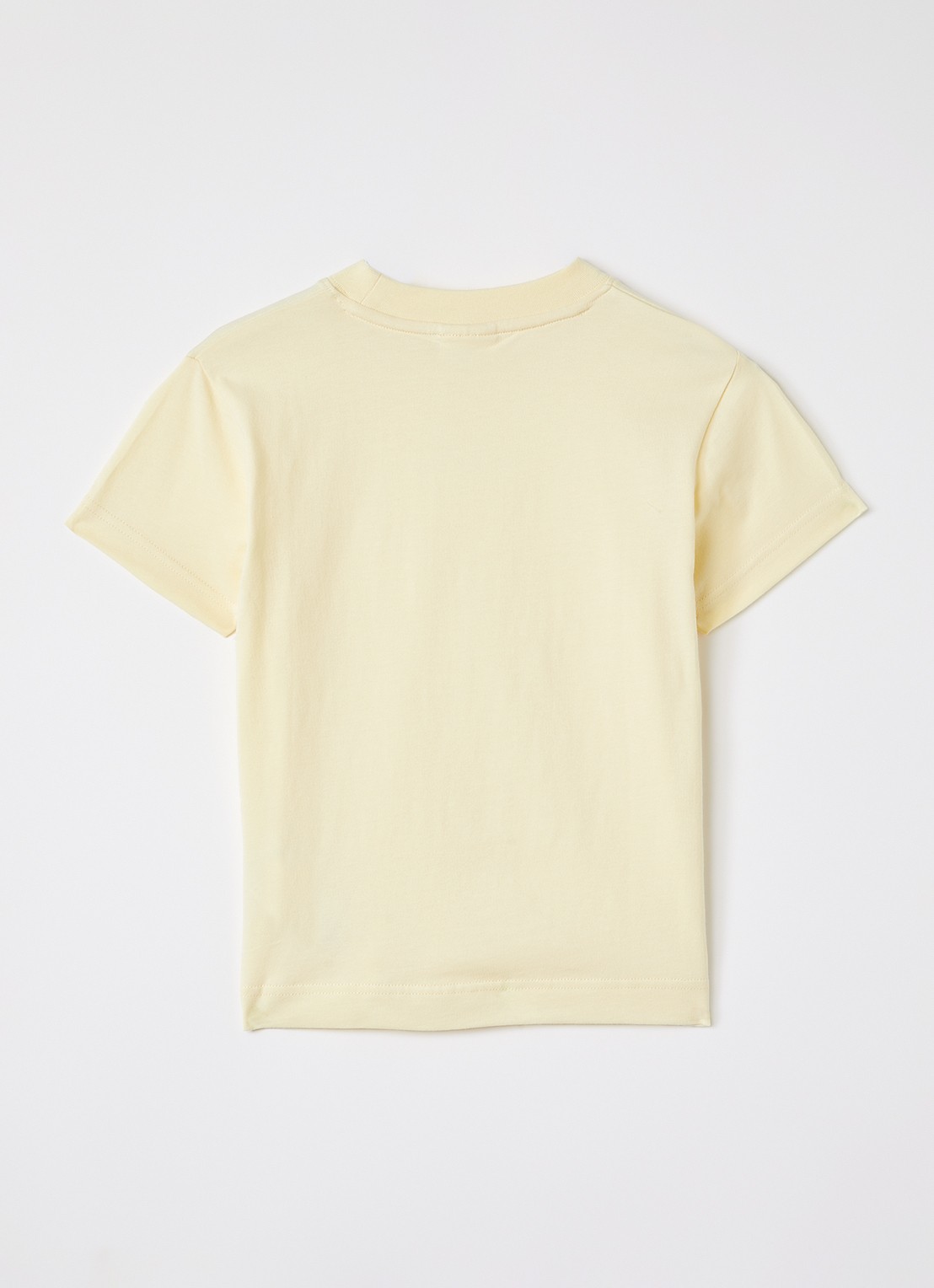 Sofie Schnoor T-shirt met logo - voorkant 2 lichtgeel