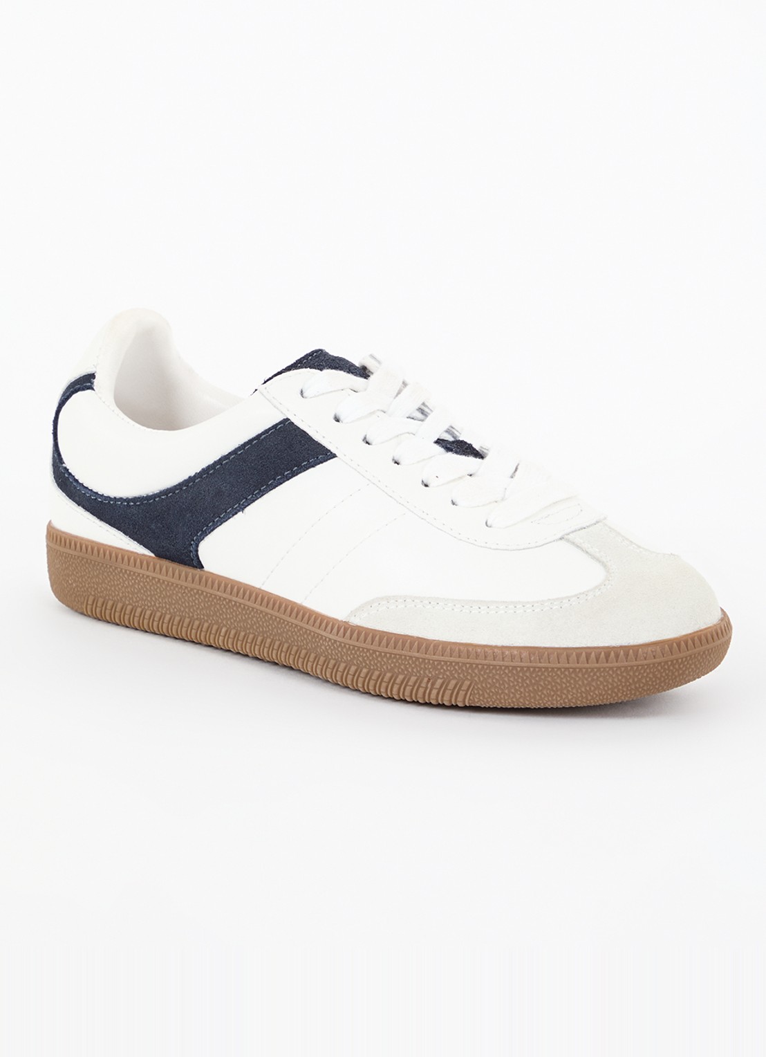 Sofie Schnoor T426 sneaker van leer - voorkant 2 donkerblauw