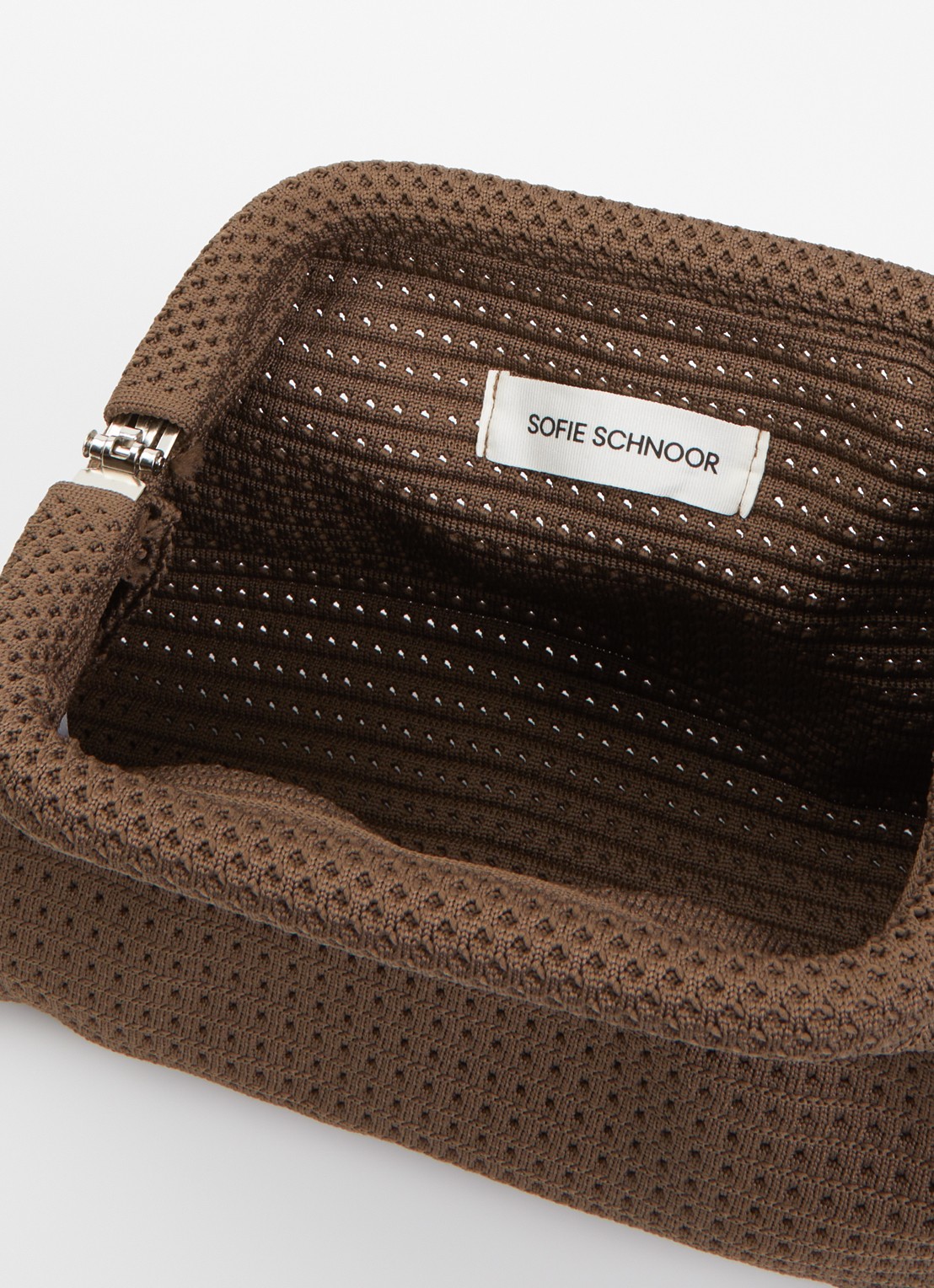 Sofie Schnoor Zivasy clutch - detail bruin