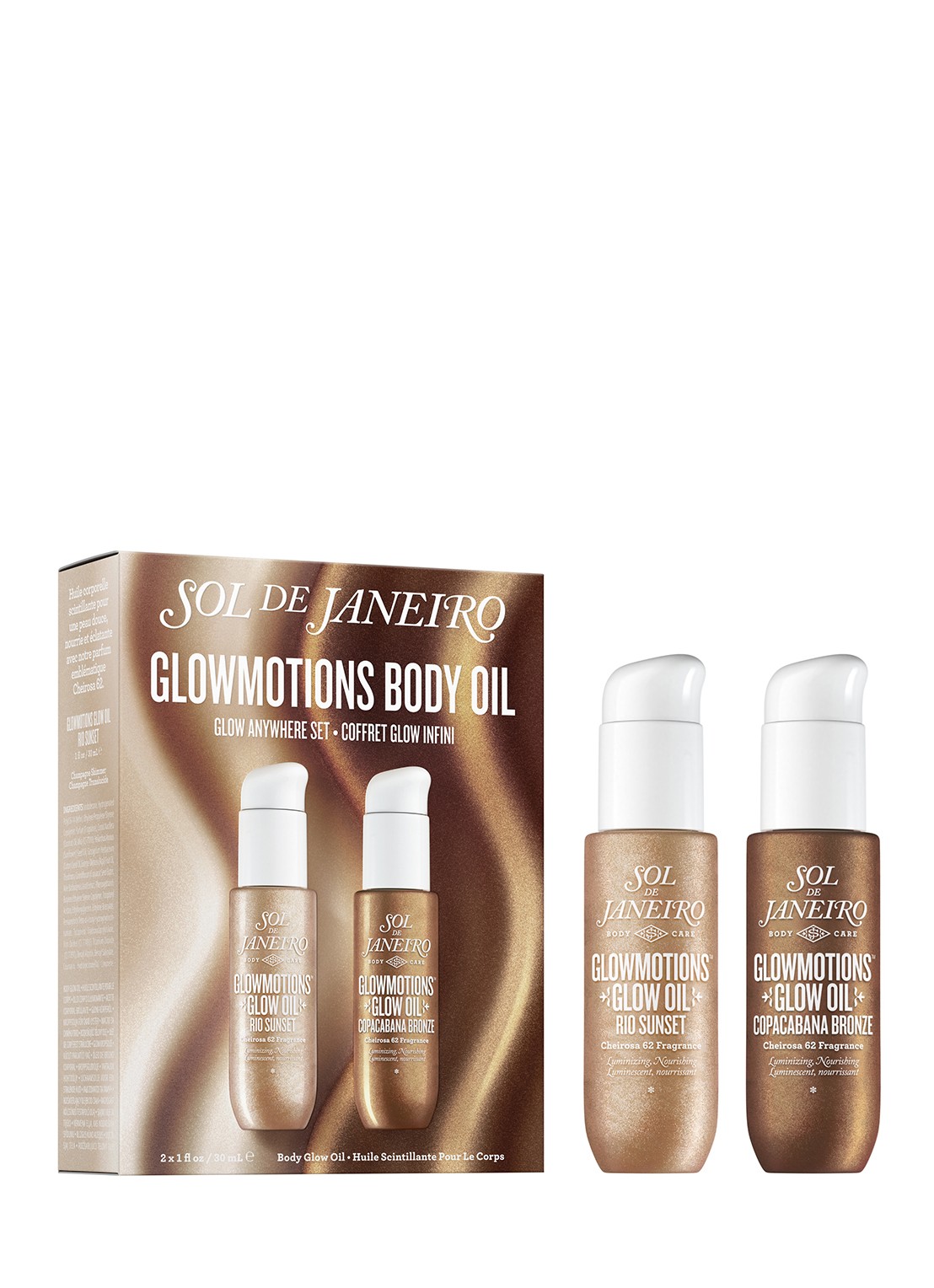 Sol de Janeiro Glowmotions Glow Anywhere Set - huidolie set van 2 - voorkant 5 undefined