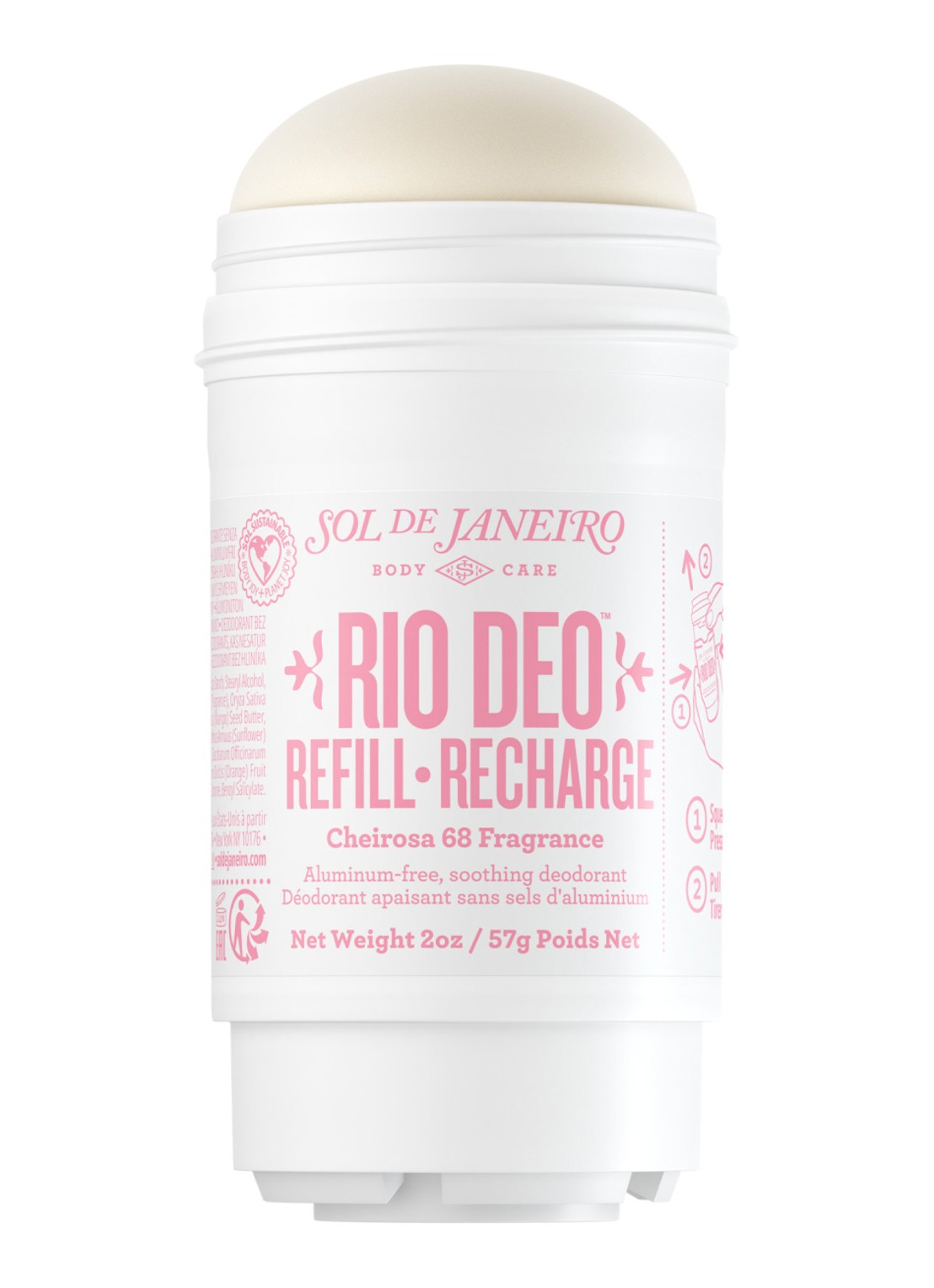 Sol de Janeiro Rio Deo Cheirosa 68 Refill - navulling deodorant - voorkant 5 undefined