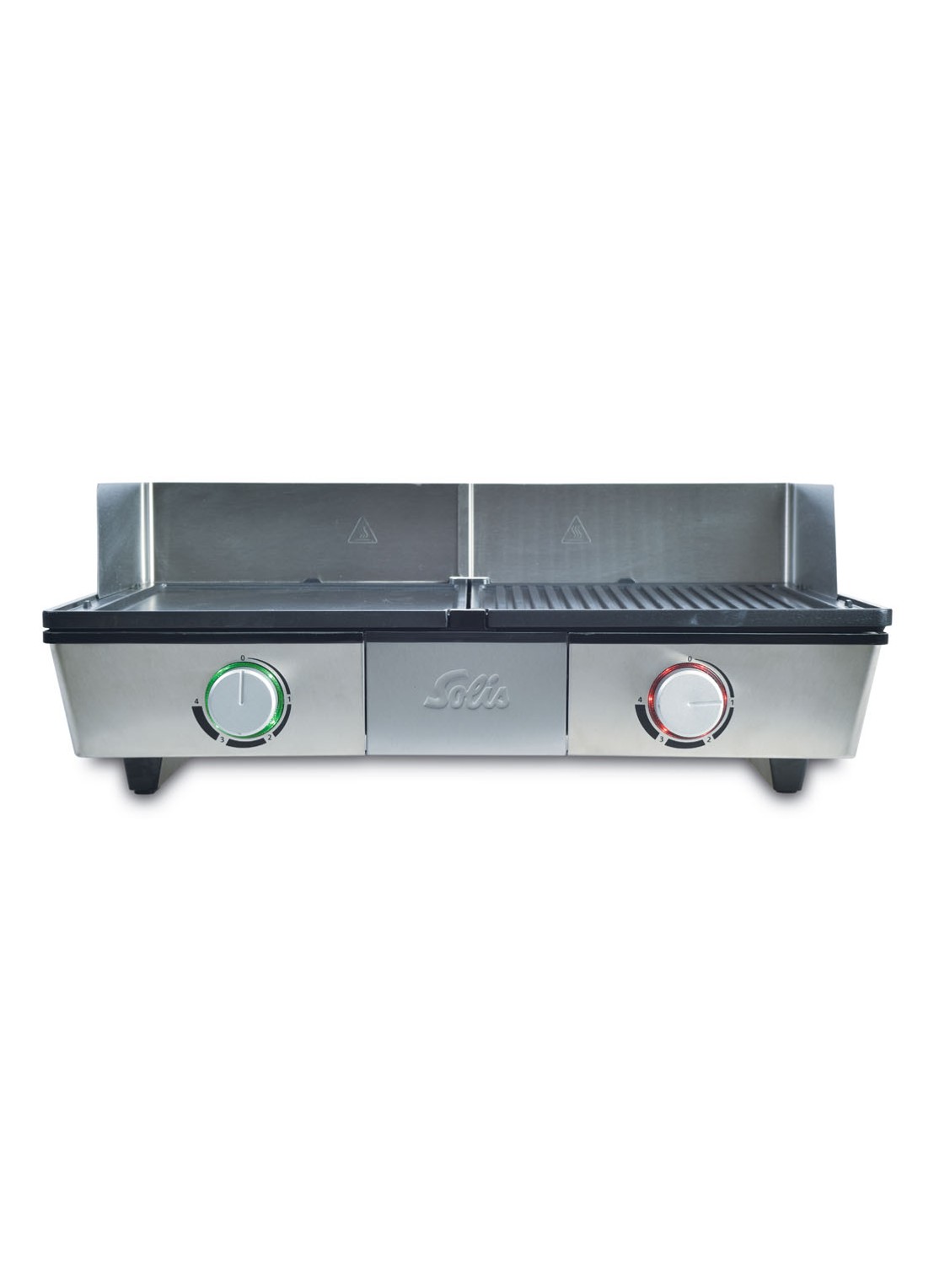 Solis Deli contactgrill  49,5 x 40,5 cm - detail zilver