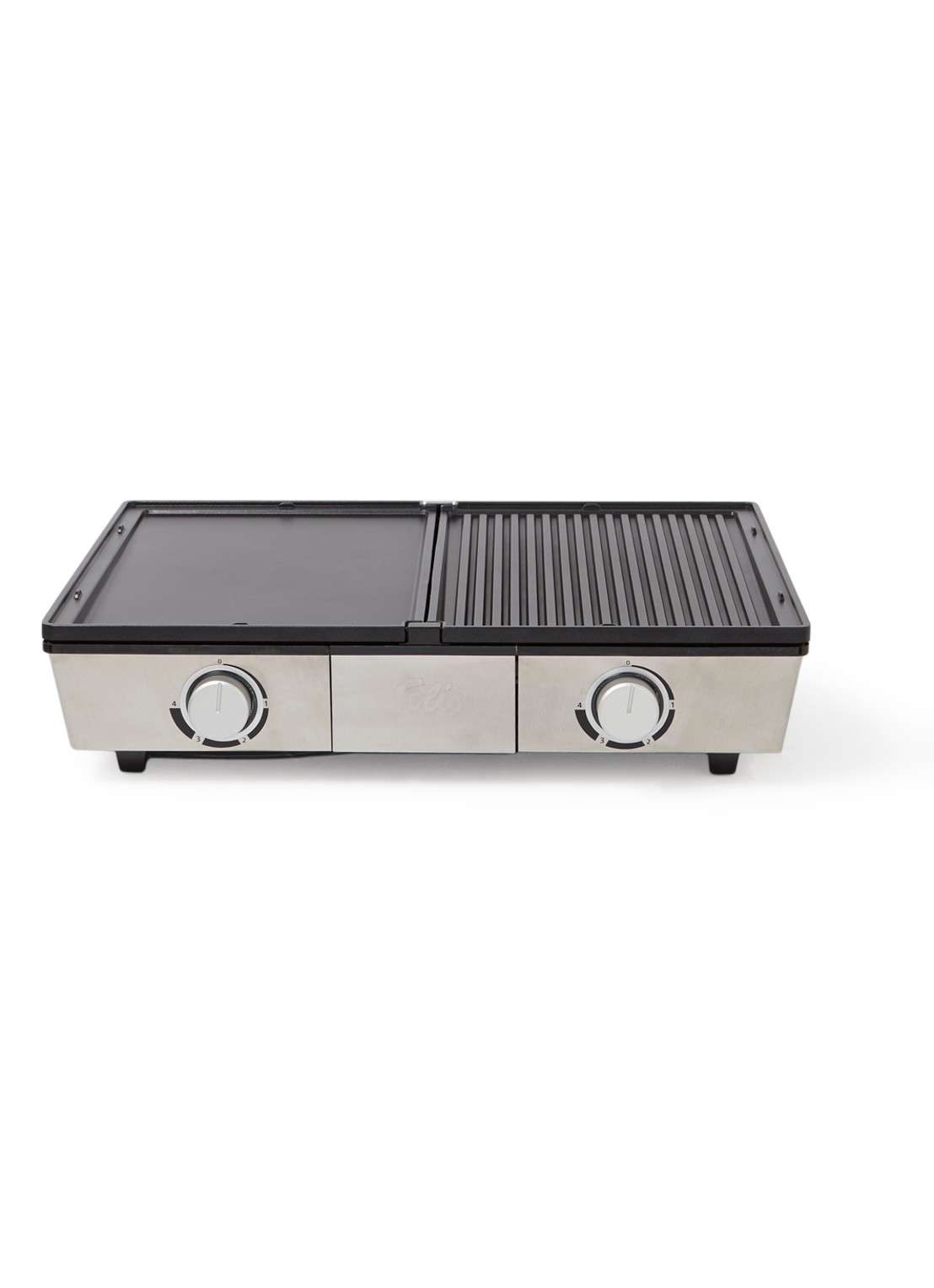 Solis Deli contactgrill  49,5 x 40,5 cm - voorkant 4 zilver