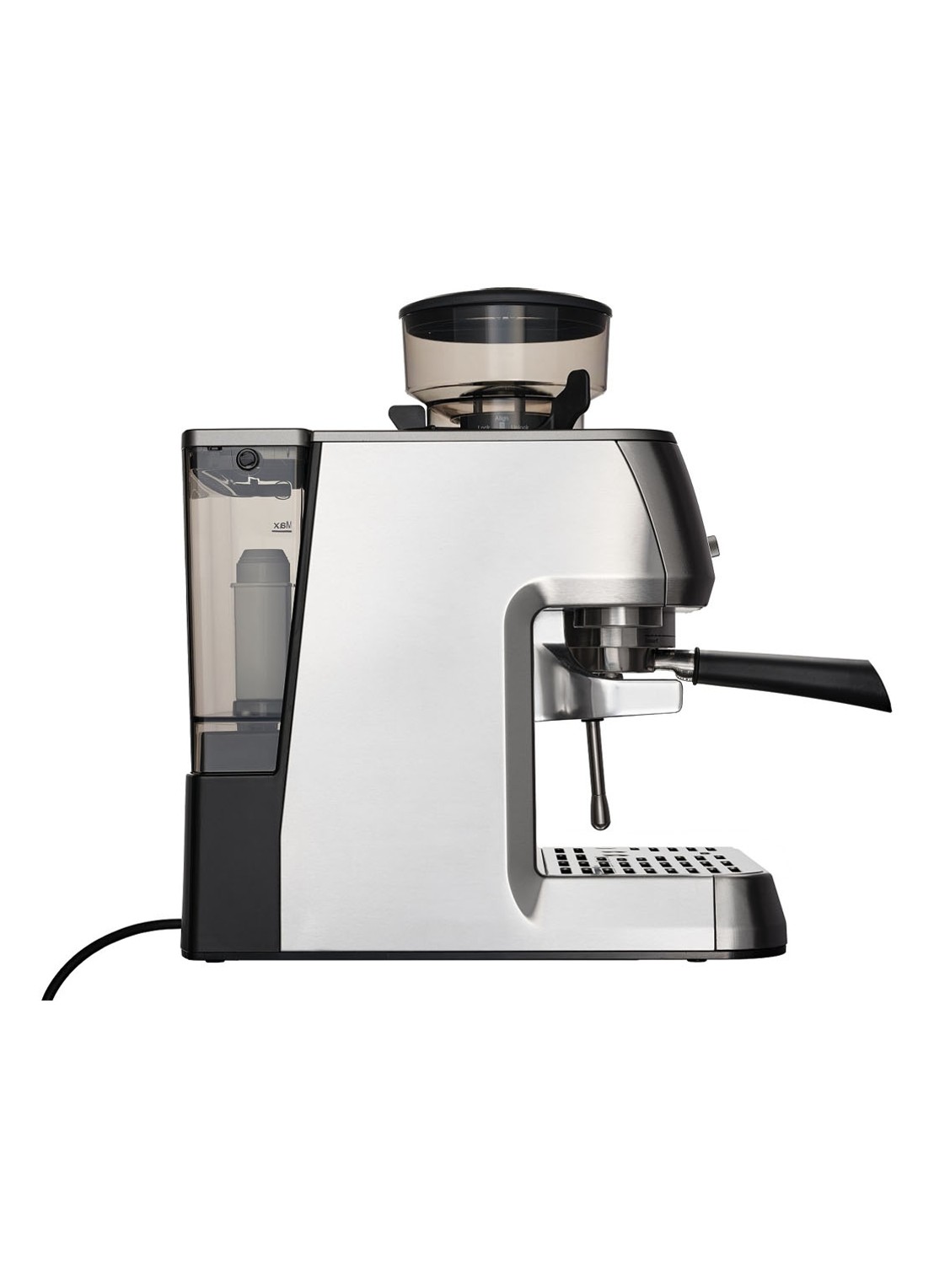 Solis Grind & Infuse Perfetta espressomachine 1019  - detail 4 zilver
