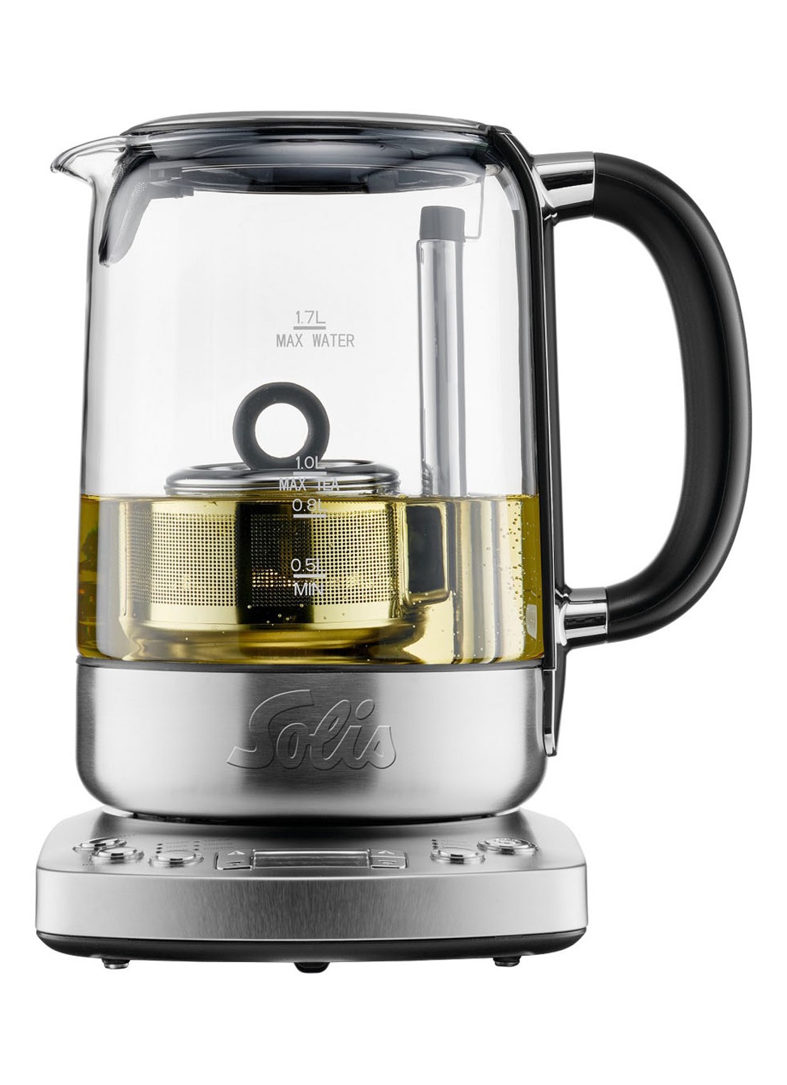 Solis Tea Kettle Automatic waterkoker 1,7 liter 5518 - detail 5 zilver