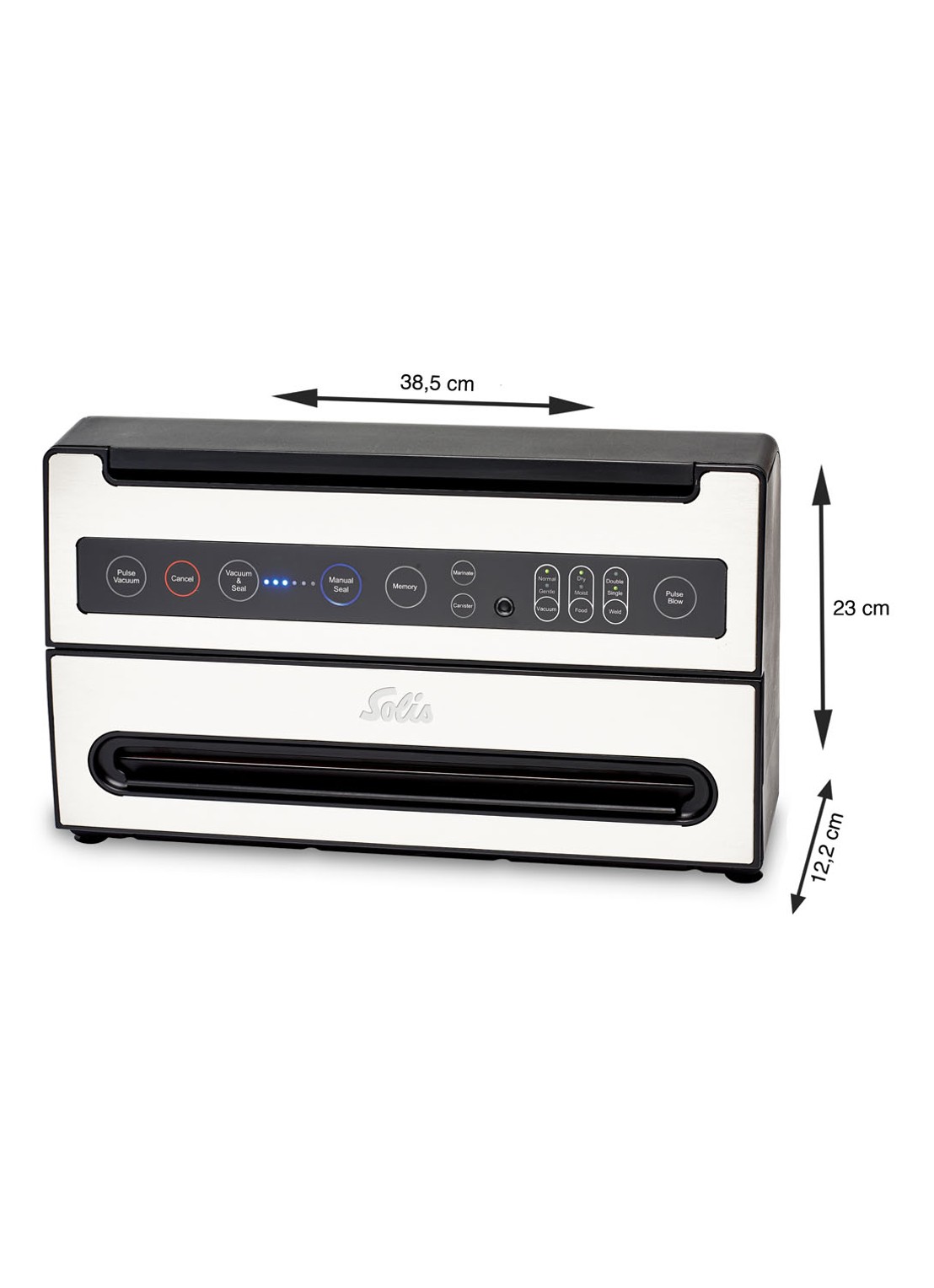 Solis VertiVac Plus vacumeersysteem 5703 - detail 6 zilver